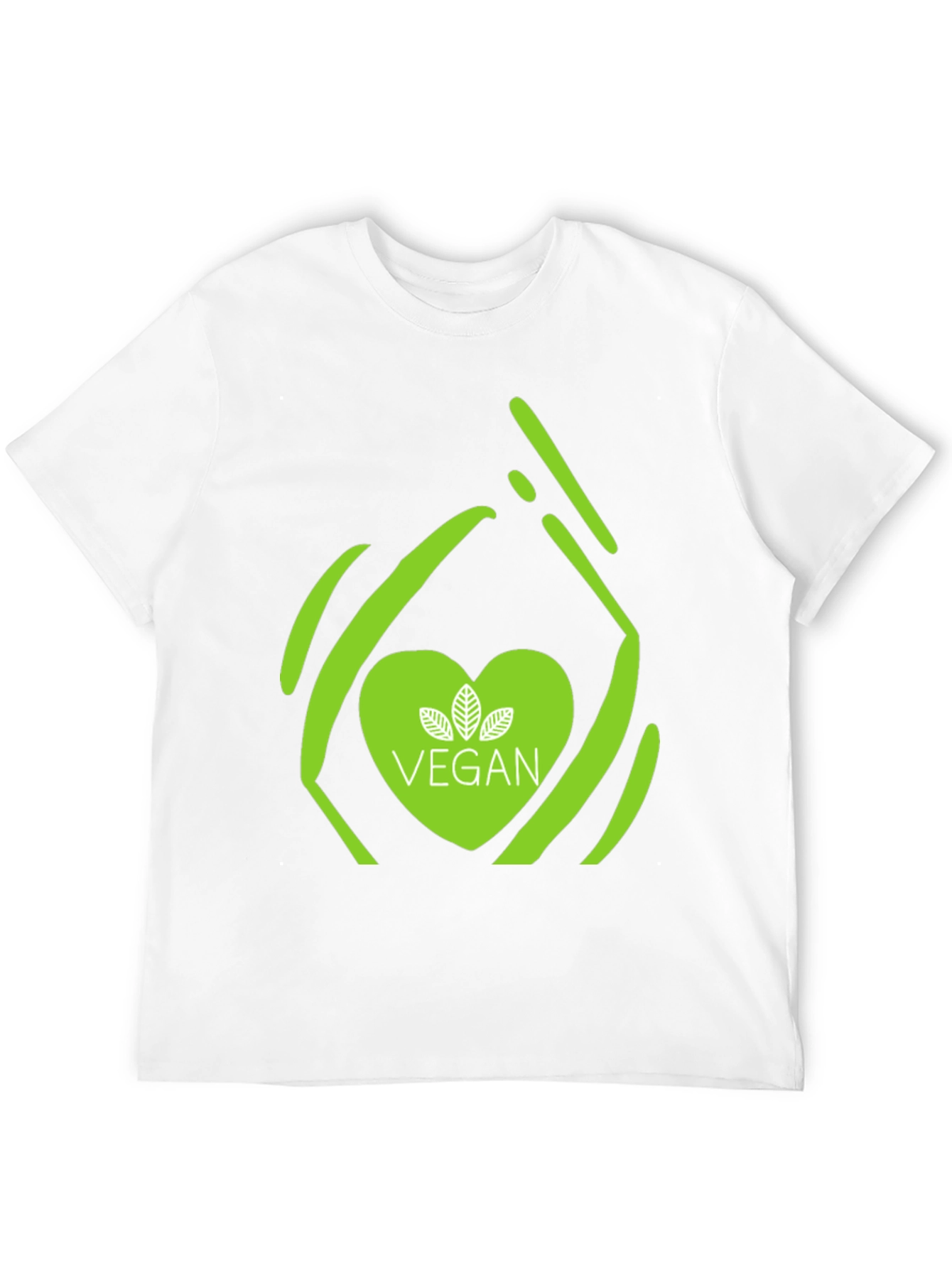 Vegan Heart Graphic T-Shirt - Stylish & Comfortable