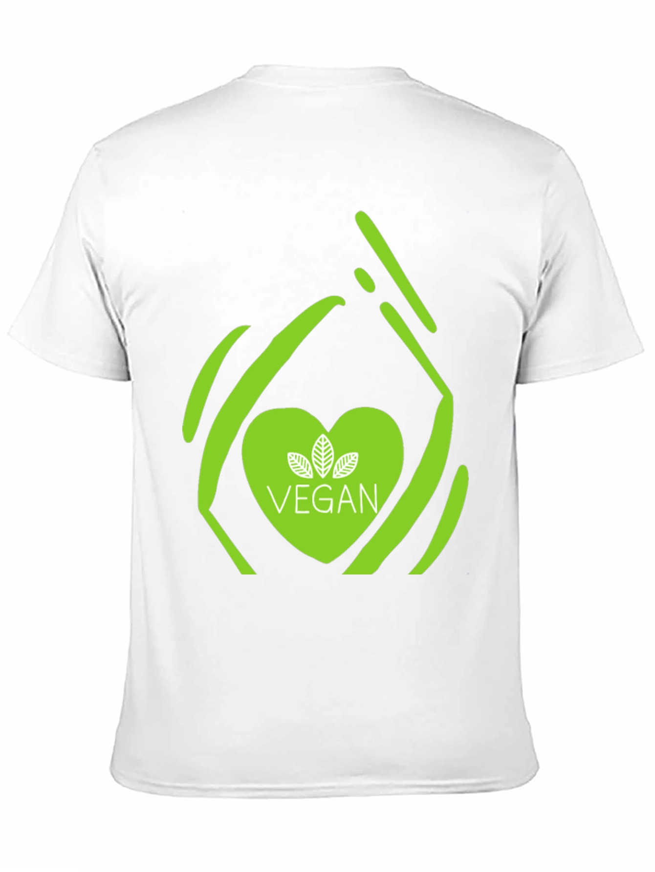 Vegan Heart Graphic T-Shirt - Stylish & Comfortable