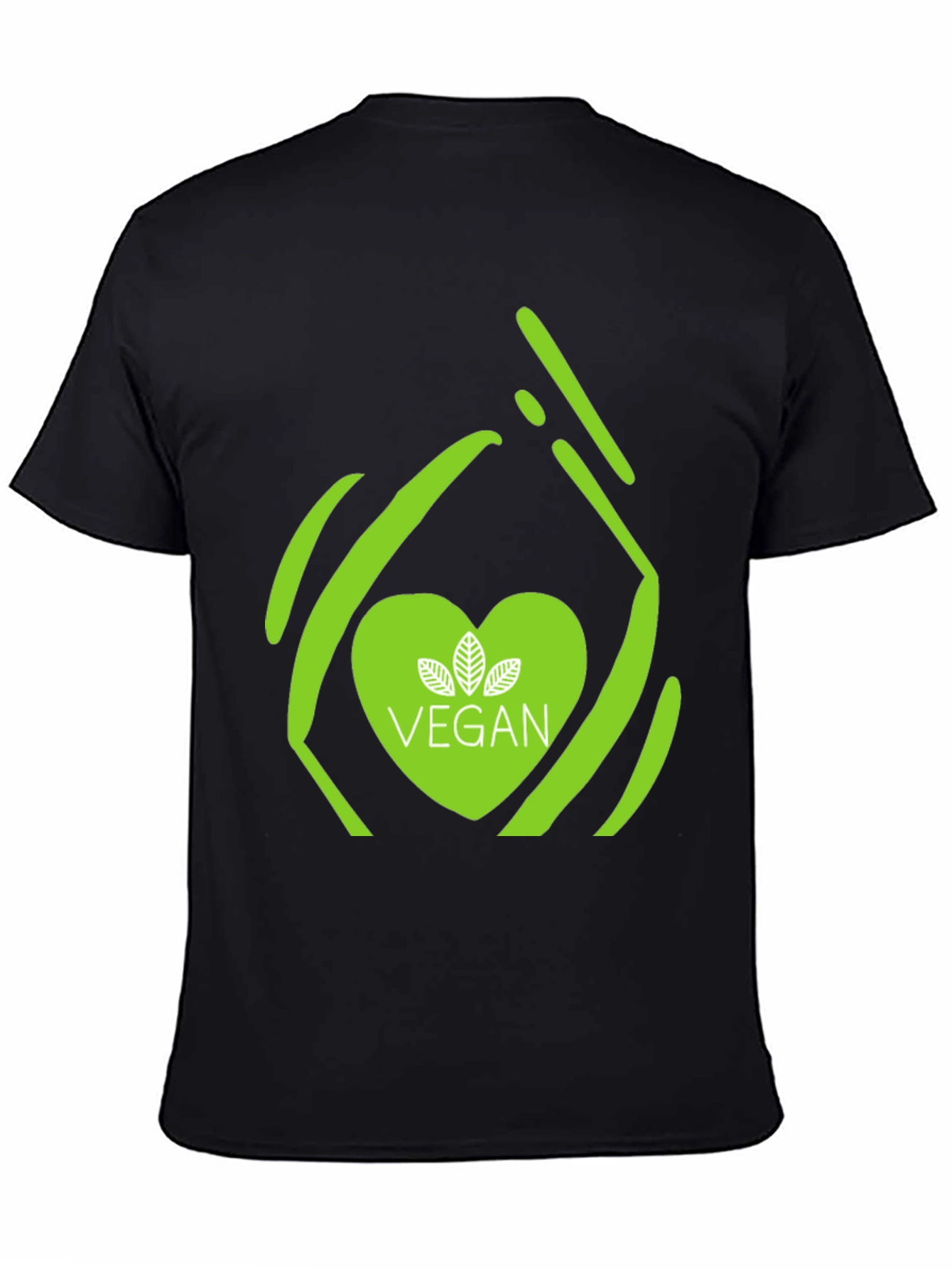 Vegan Heart Graphic T-Shirt - Stylish & Comfortable