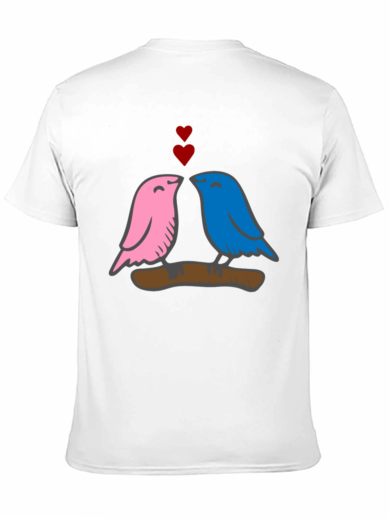 Love Birds Graphic Tee - Soft Cotton Blend