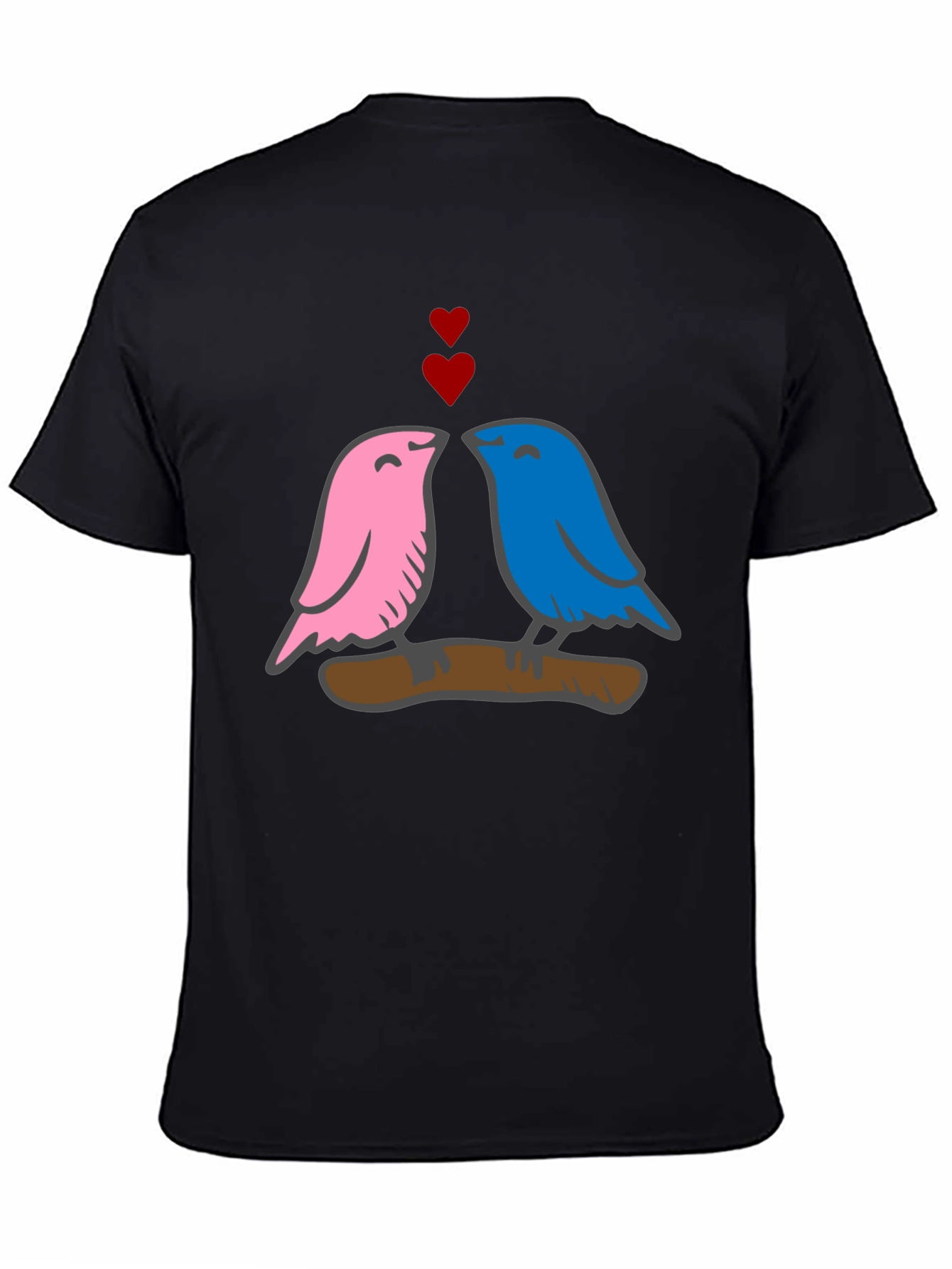 Love Birds Graphic Tee - Soft Cotton Blend