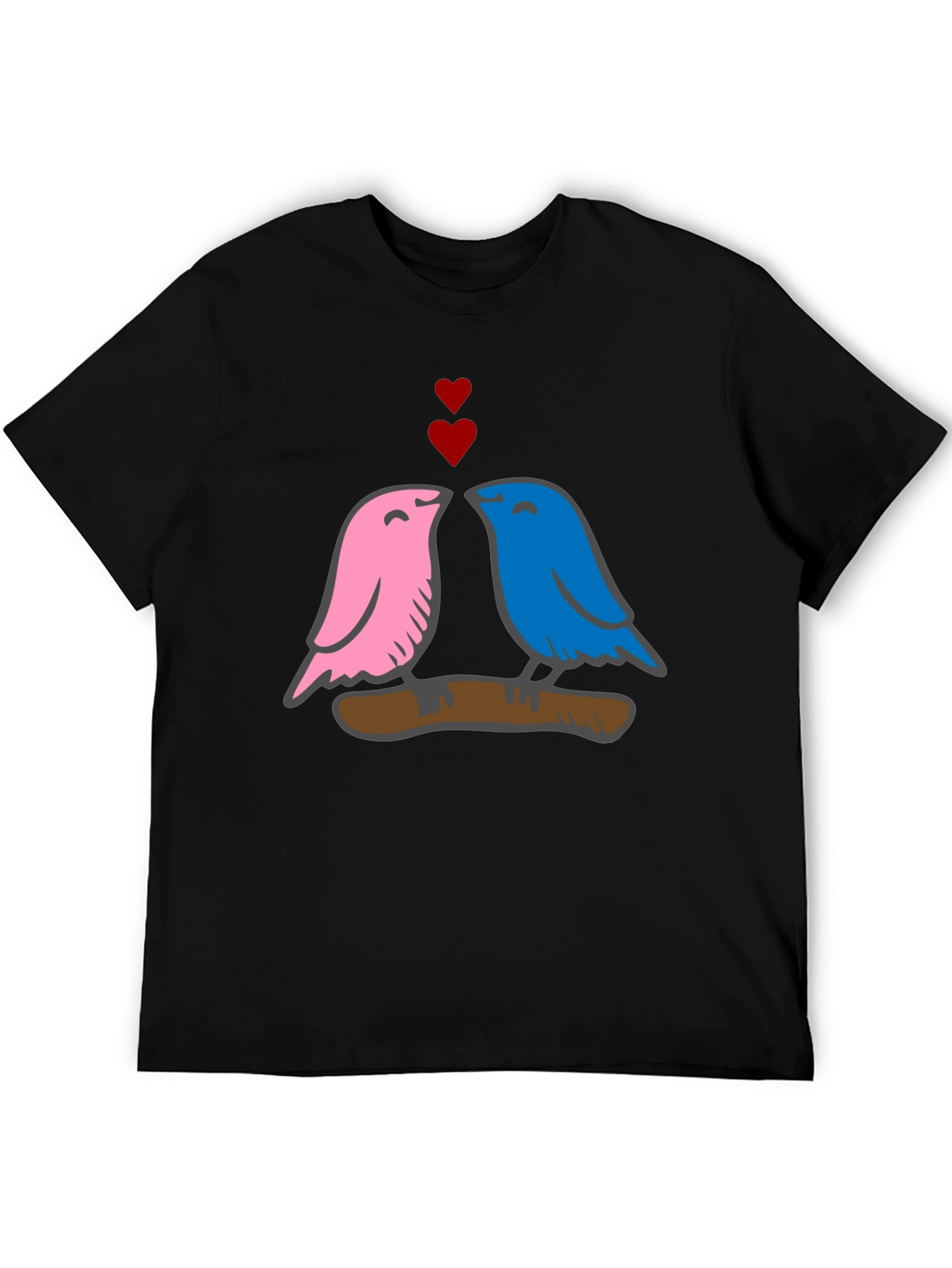 Love Birds Graphic Tee - Soft Cotton Blend
