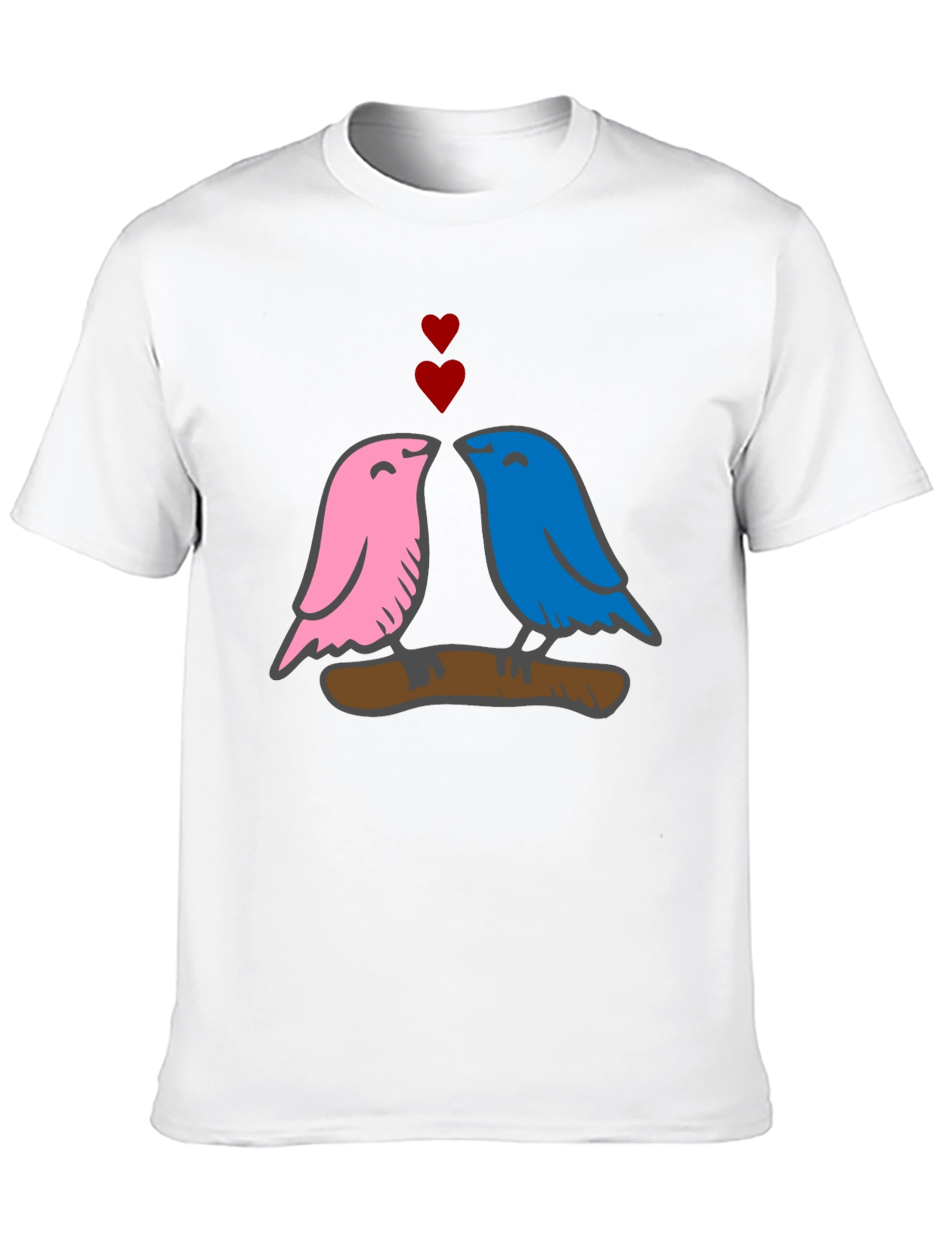Love Birds Graphic Tee - Soft Cotton Blend