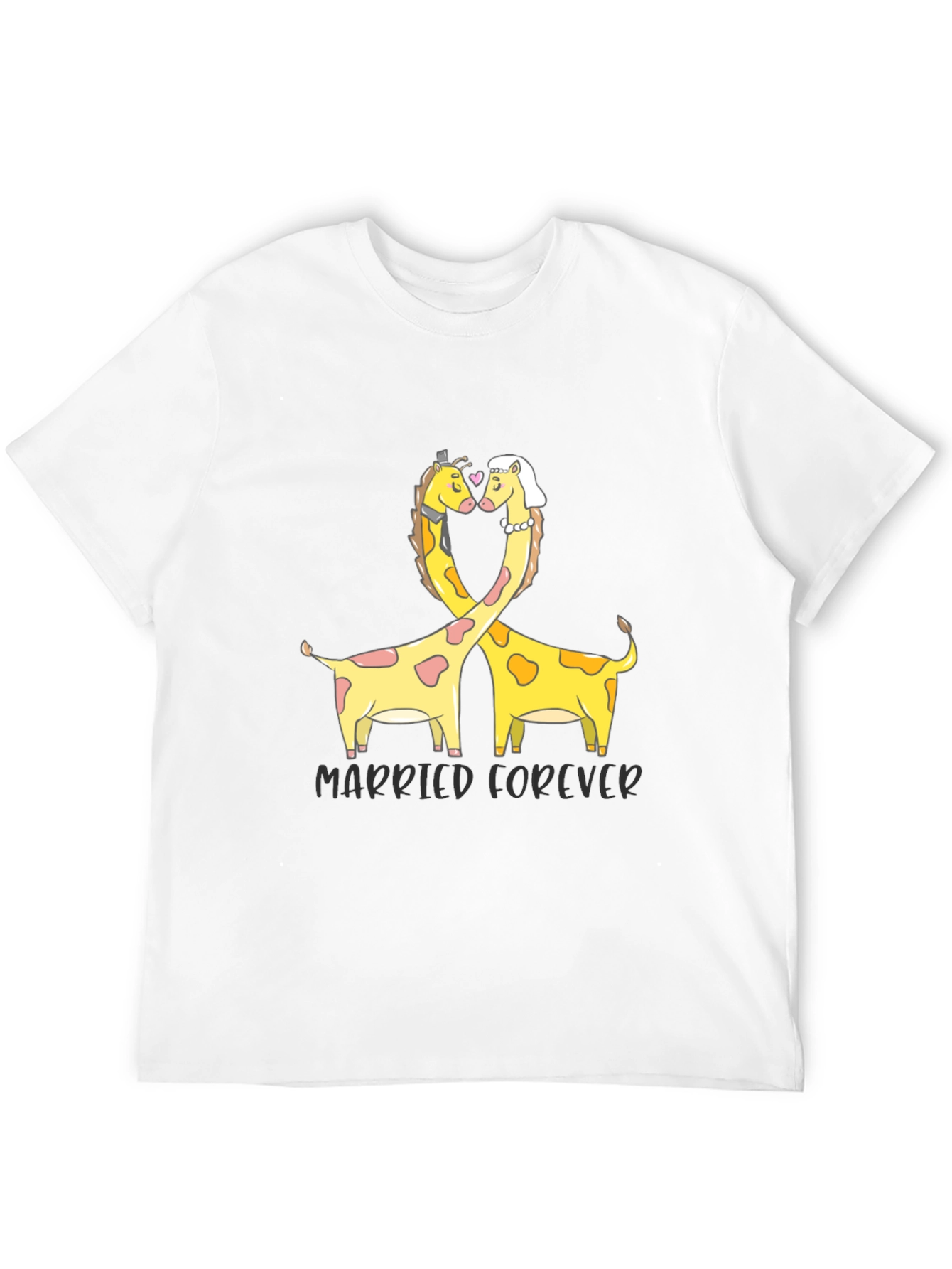 Married Forever Giraffe T-Shirt