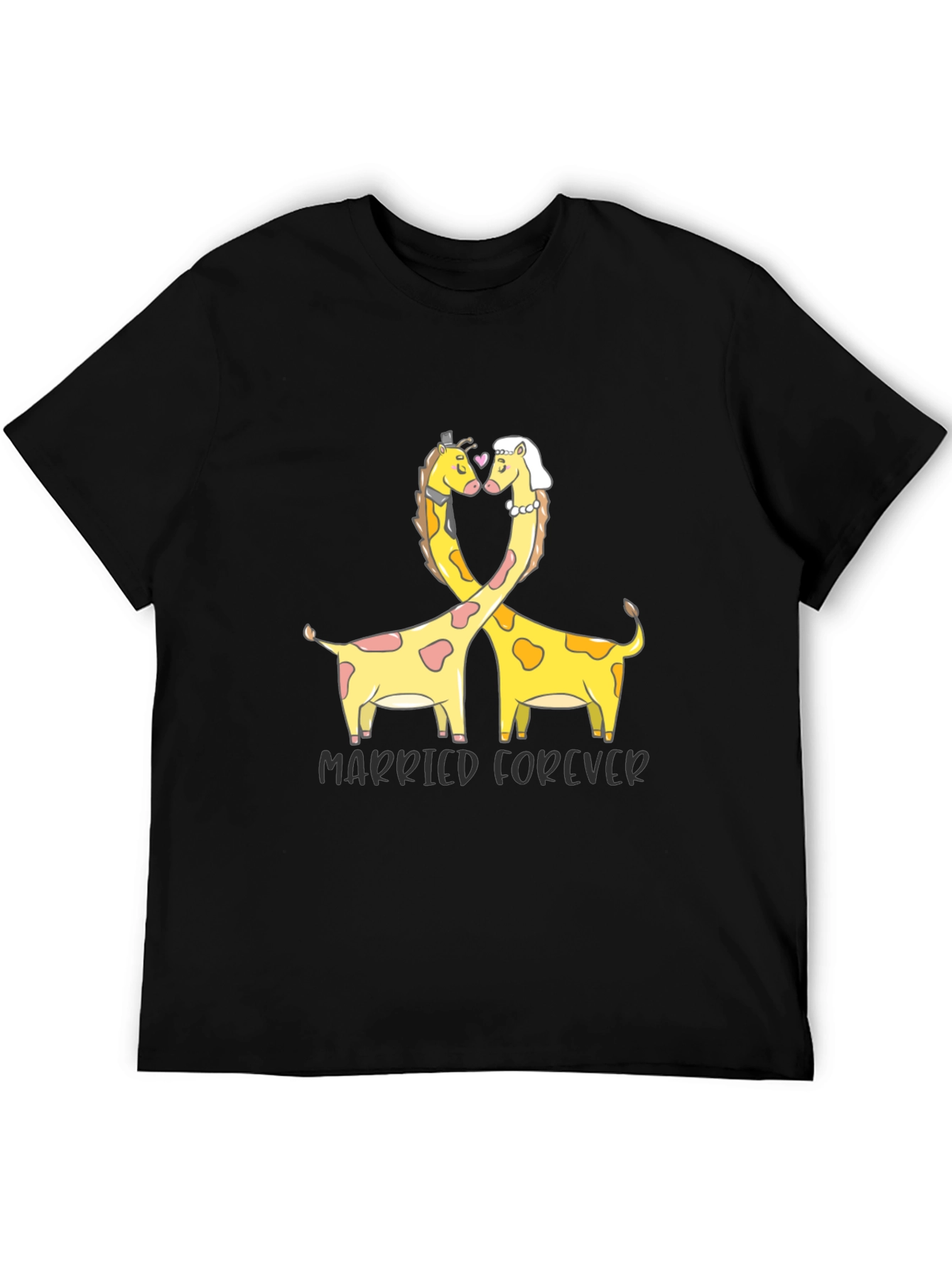Married Forever Giraffe T-Shirt