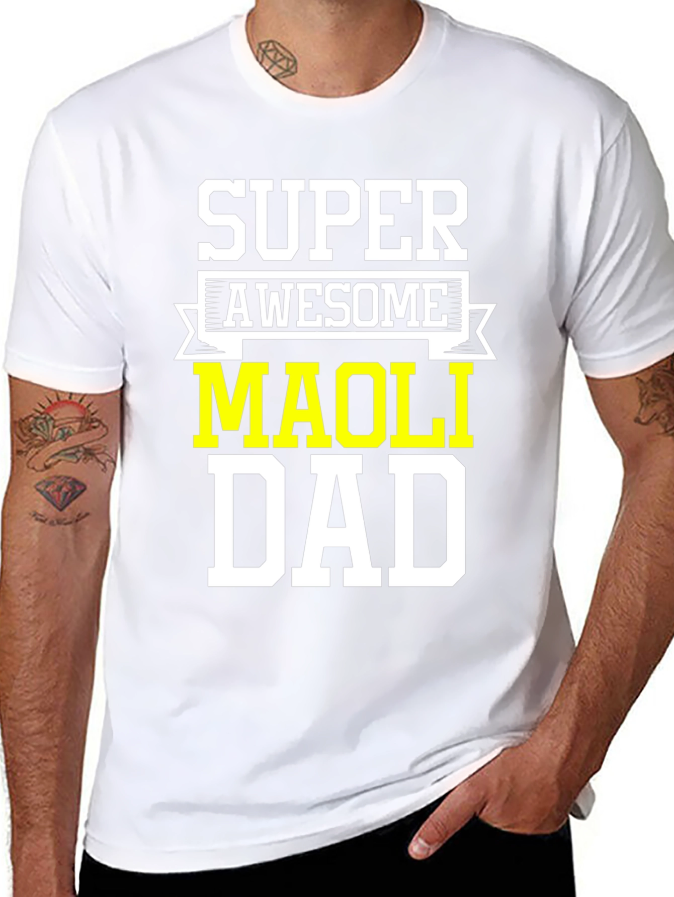 Super Awesome Maoli Dad T-Shirt