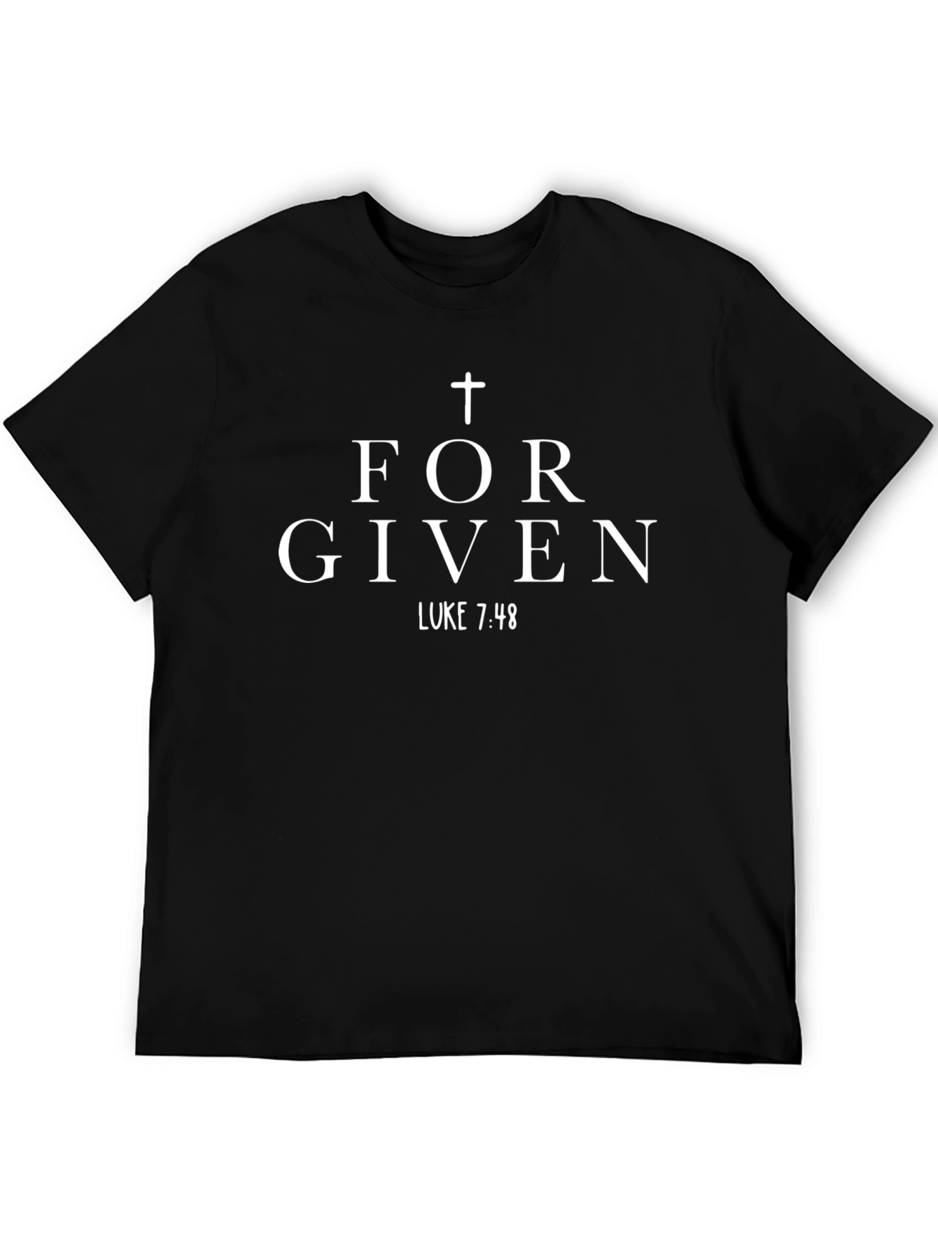 Forgiven Luke 7:48 Christian T-Shirt