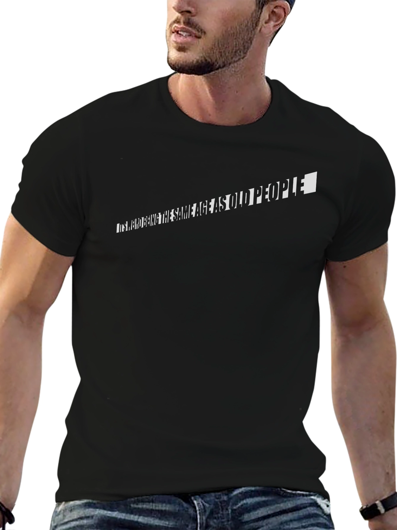 Humorous Old People Graphic T-Shirt