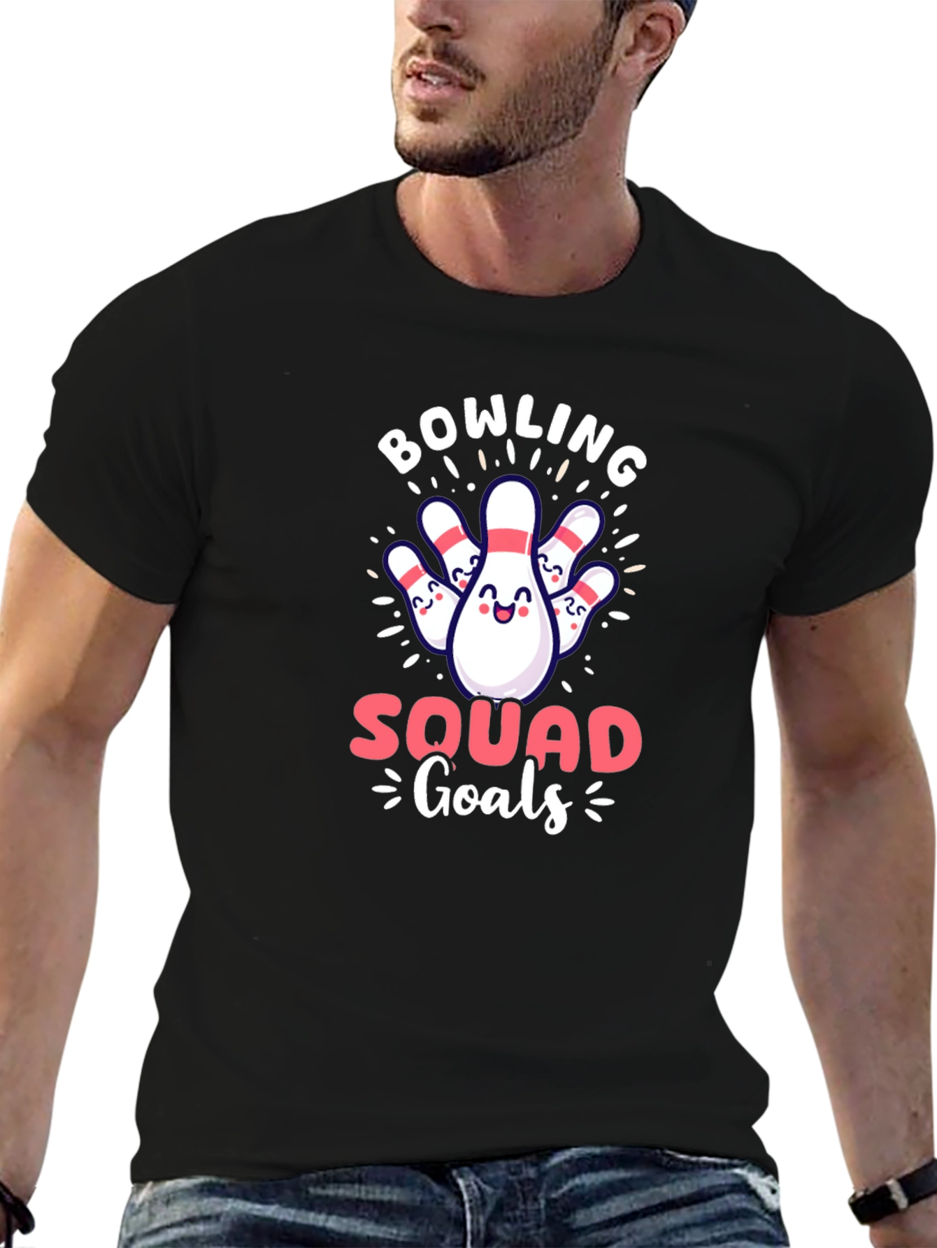 Bowling Squad Goals Graphic T-Shirt