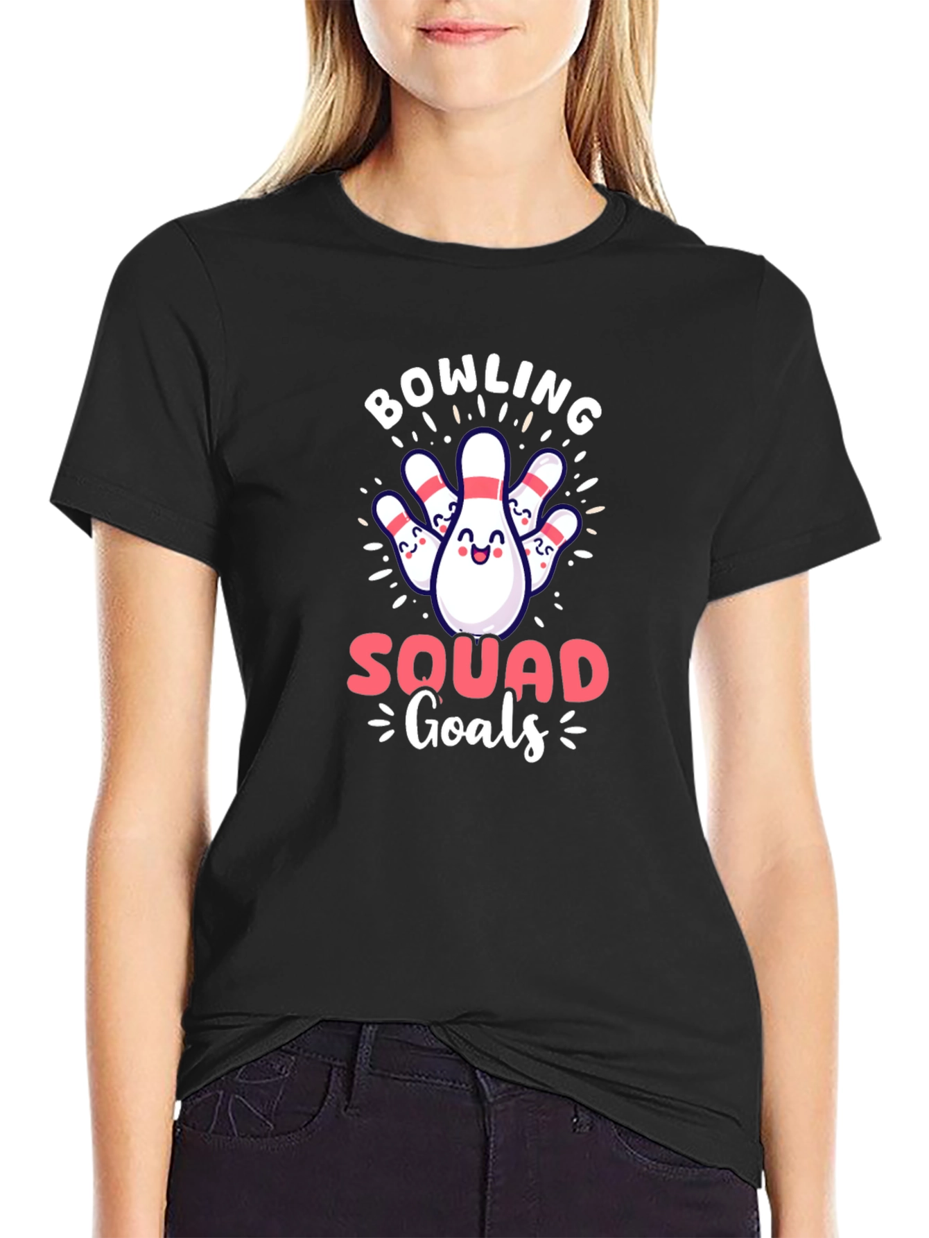 Bowling Squad Goals Graphic T-Shirt
