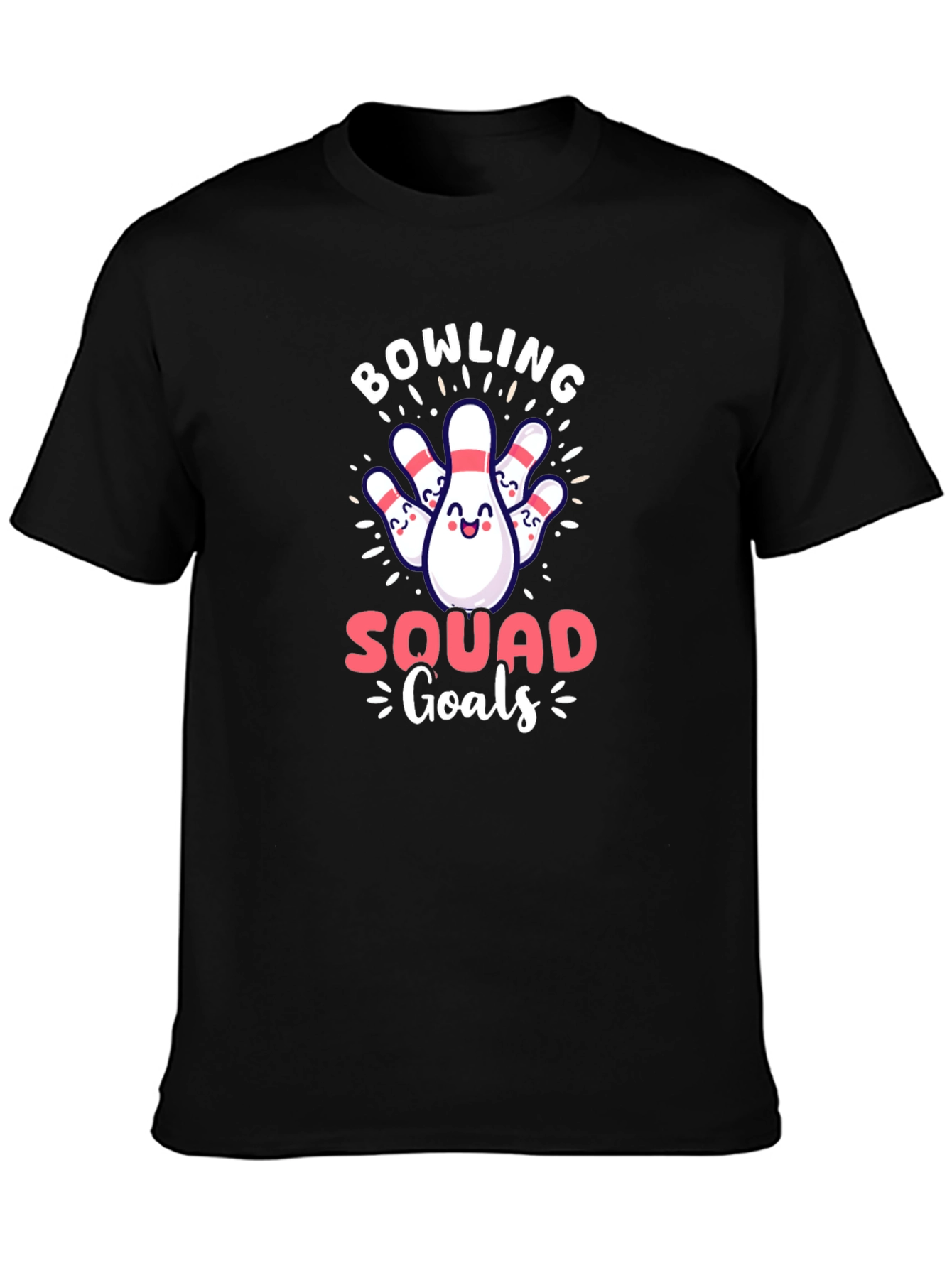 Bowling Squad Goals Graphic T-Shirt