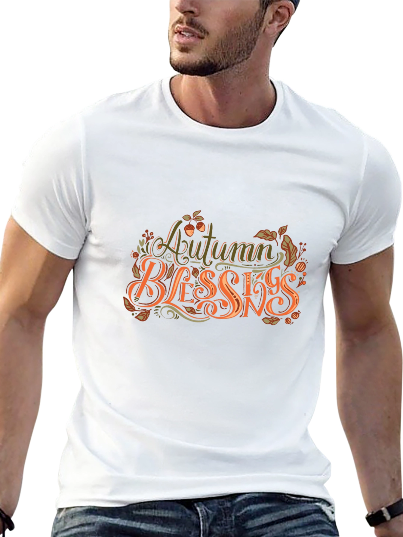 Autumn Blessings Graphic Tee - Fall Season Shirt