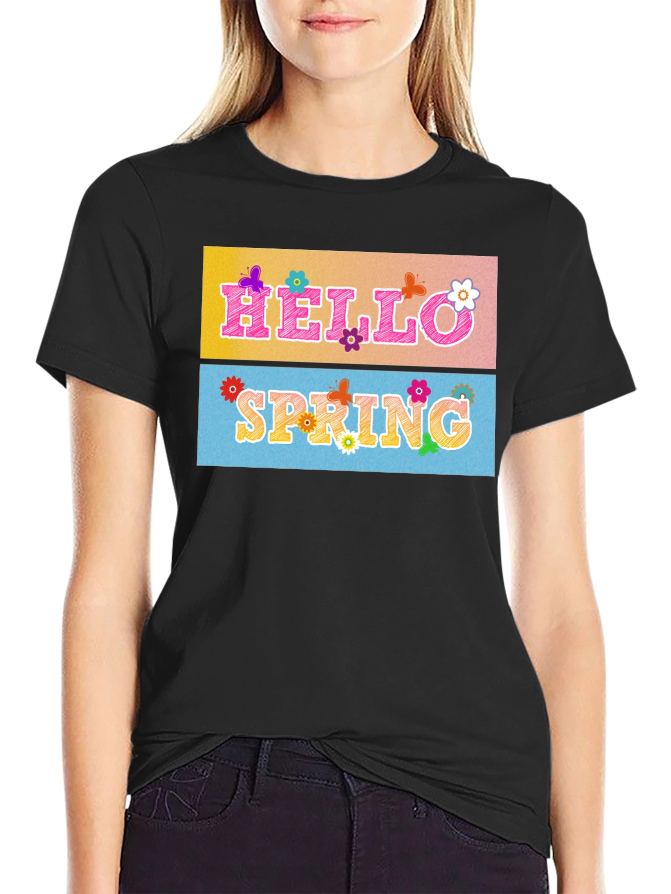 Hello Spring Graphic Tee