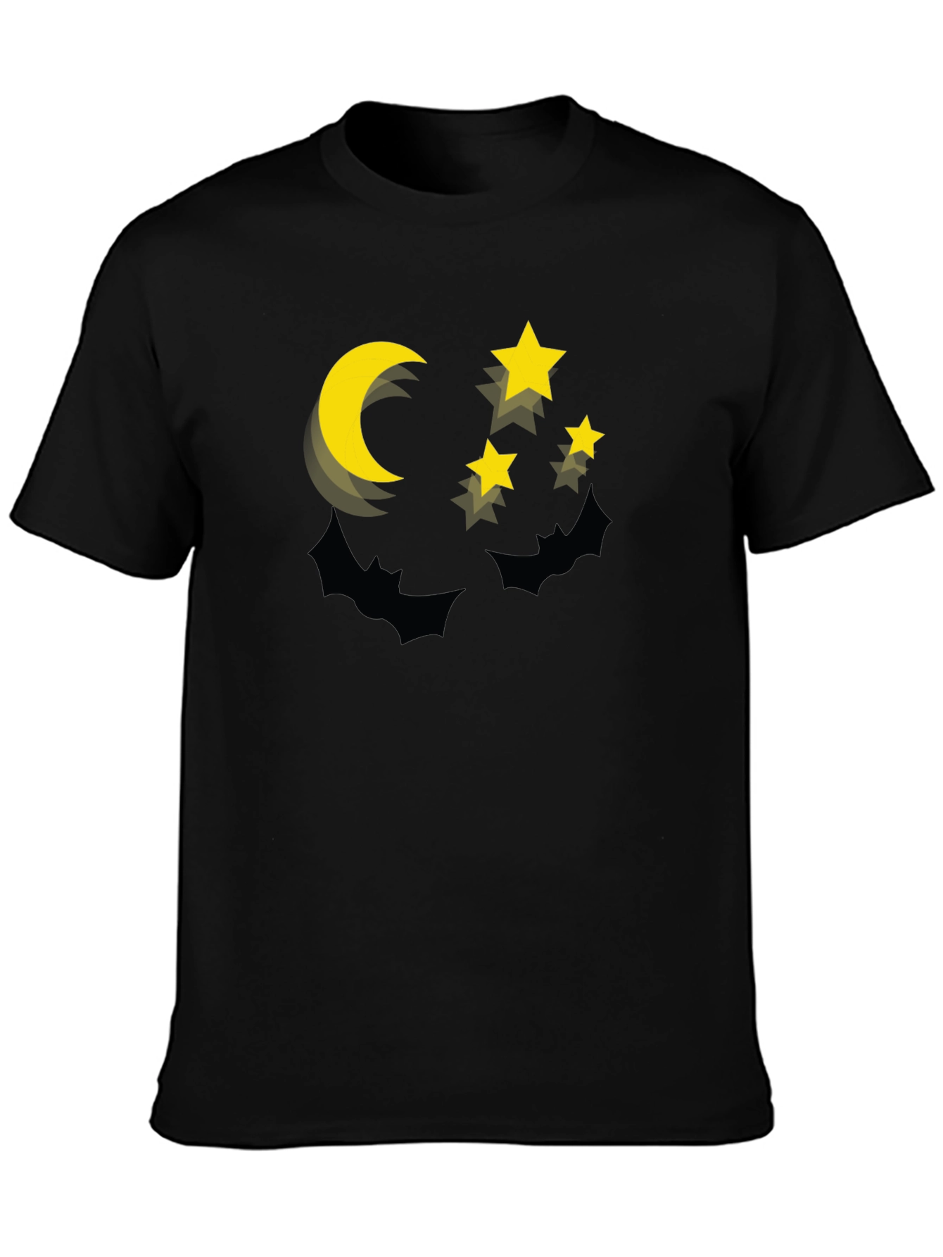 Moon and Stars Graphic Tee - Spooky Season