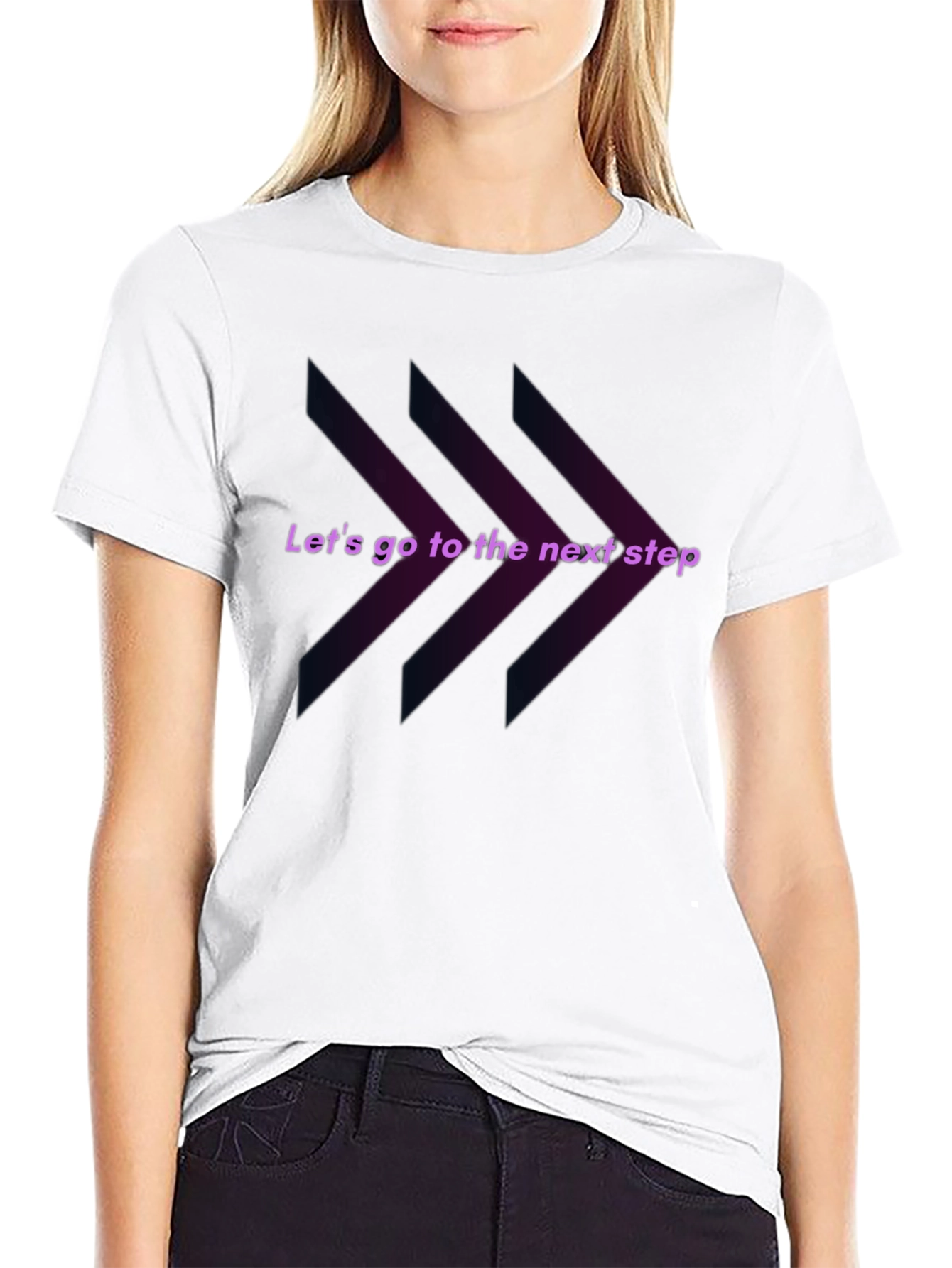 Next Step Graphic Tee - Black