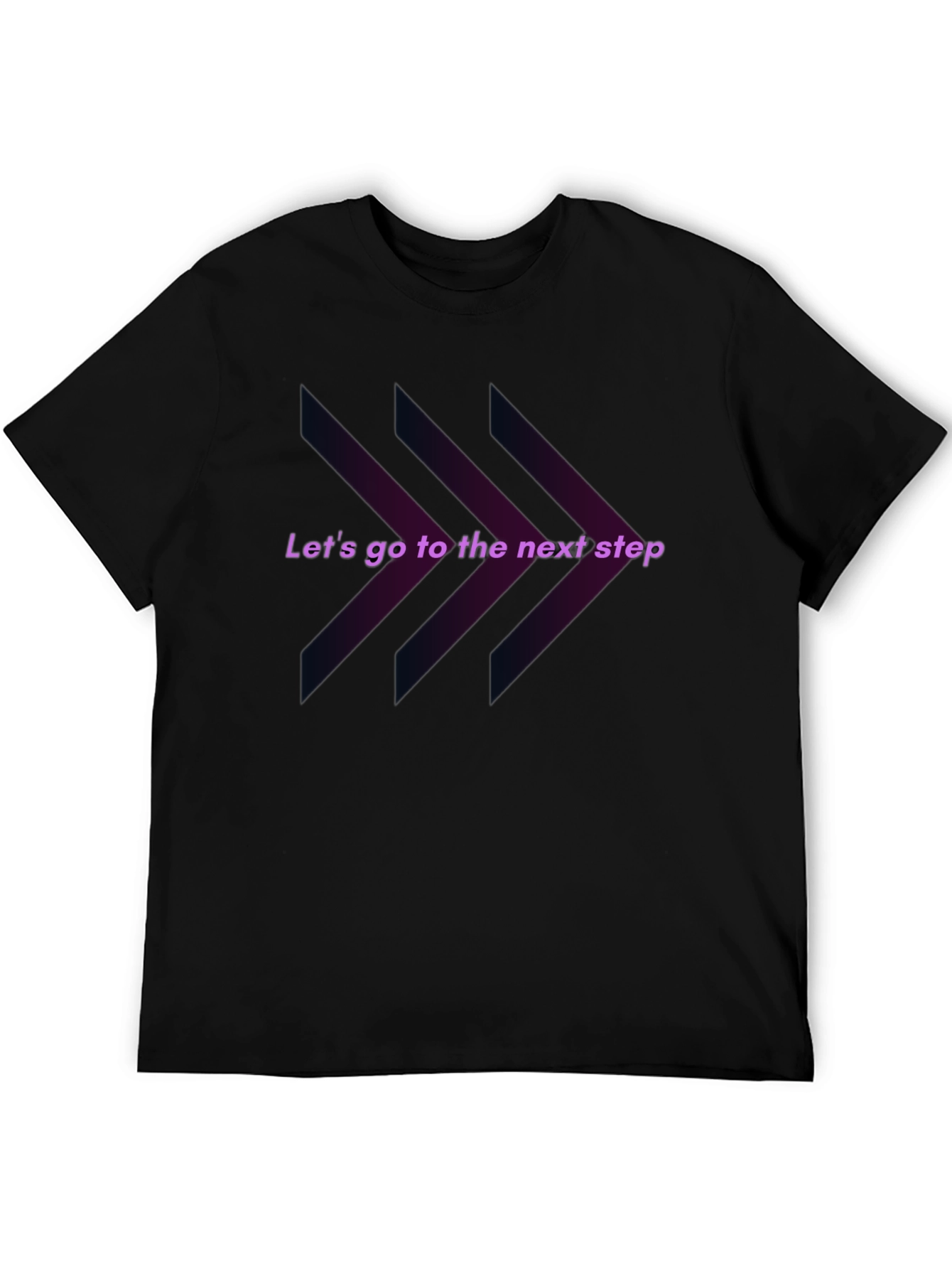 Next Step Graphic Tee - Black