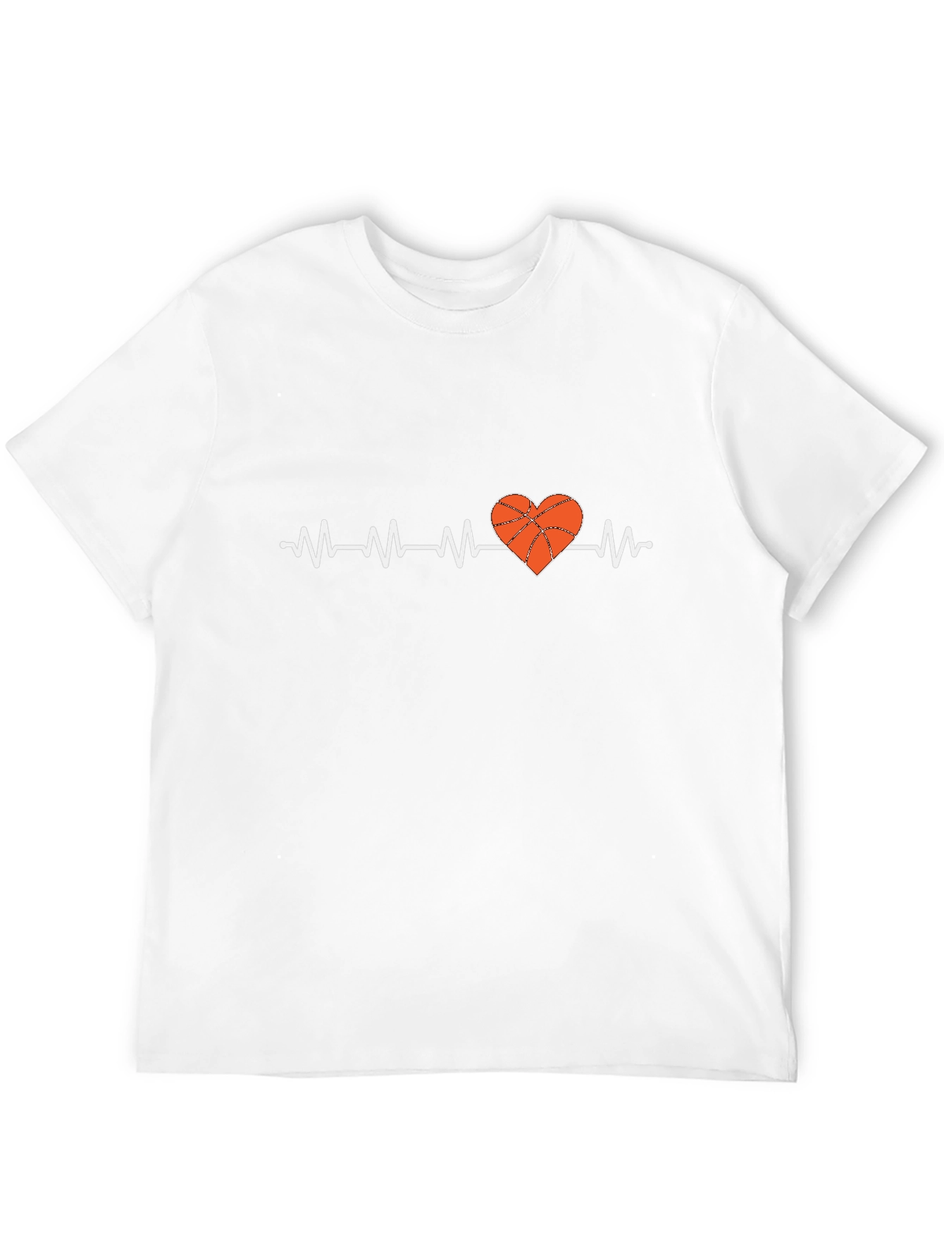 Heartbeat Basketball Heart T-Shirt