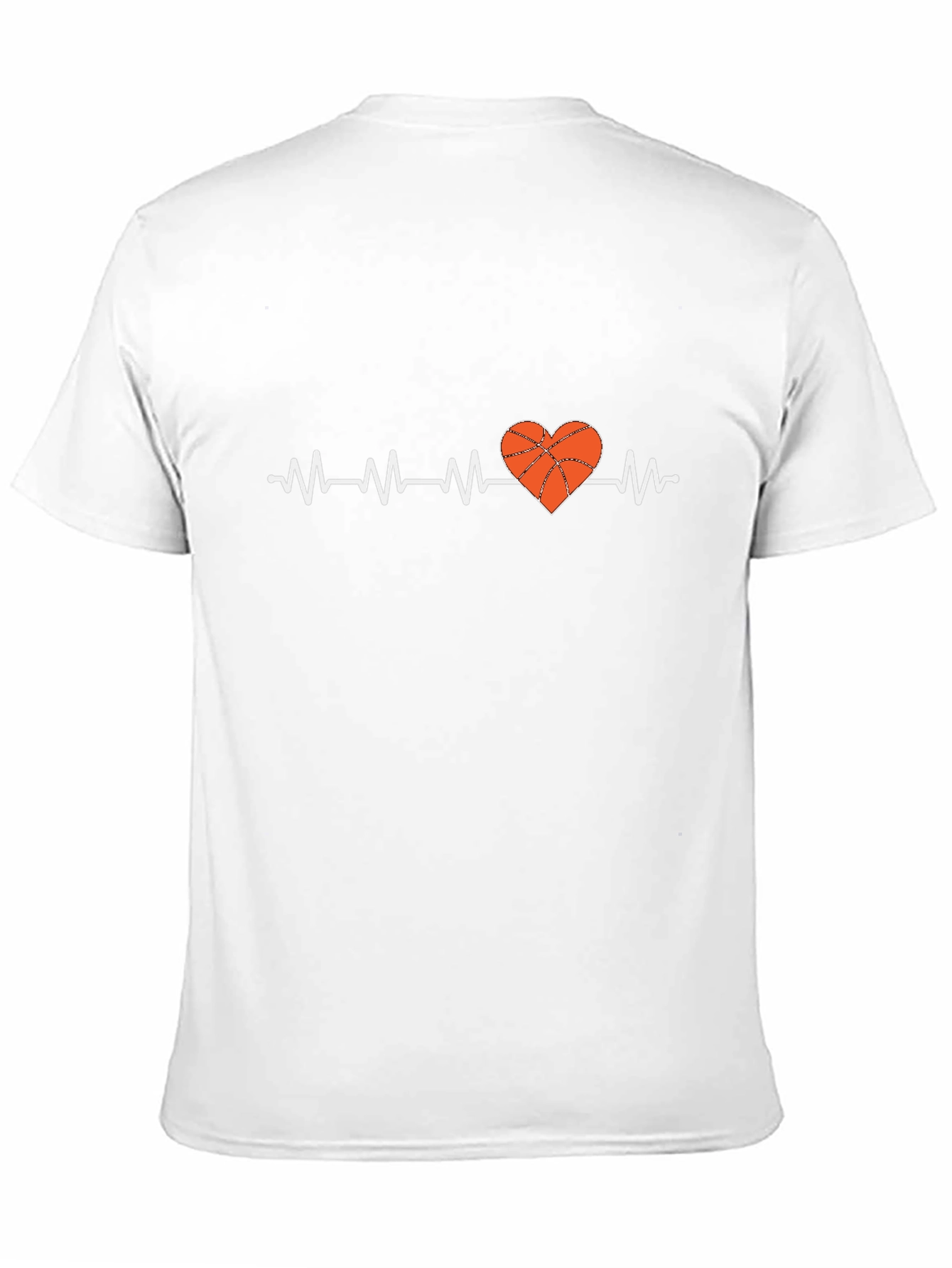 Heartbeat Basketball Heart T-Shirt