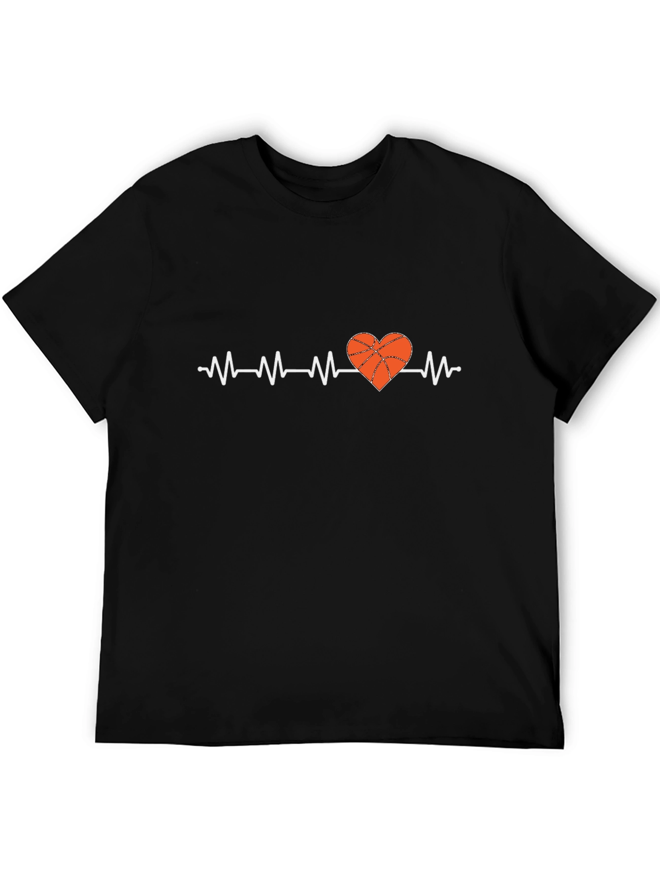 Heartbeat Basketball Heart T-Shirt