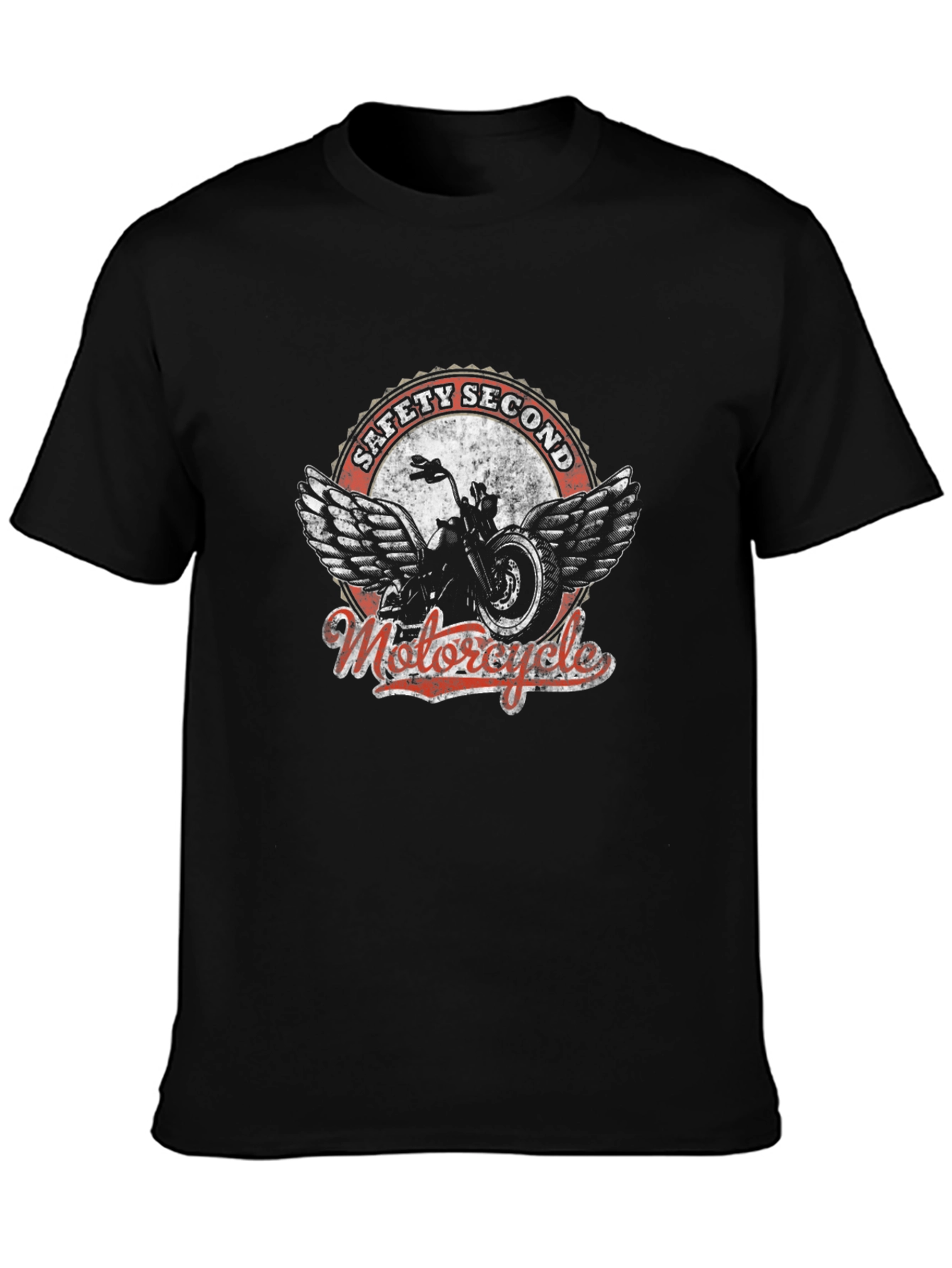 Safety Second Motorcycle Graphic T-Shirt