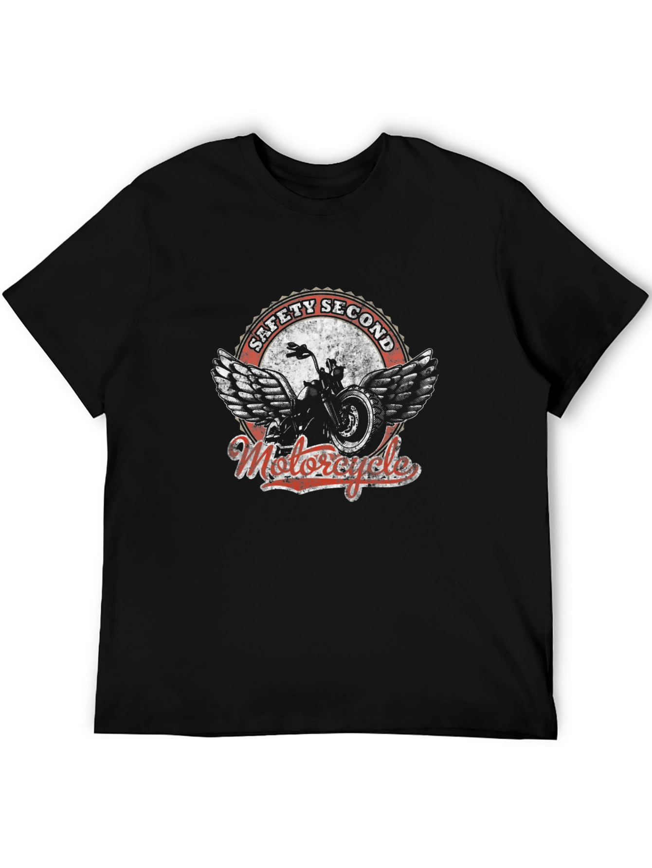 Safety Second Motorcycle Graphic T-Shirt
