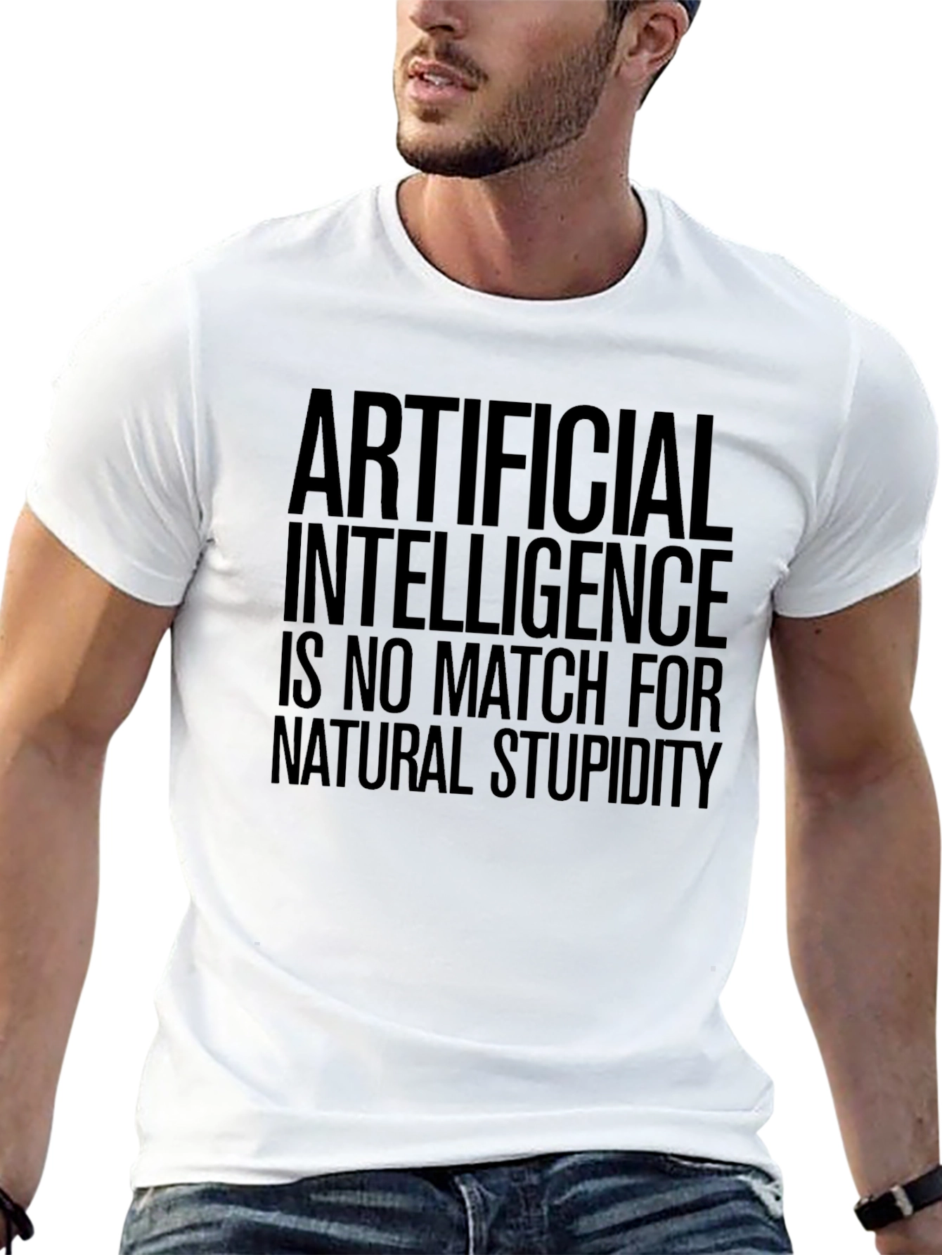 Artificial Intelligence vs Natural Stupidity Tee