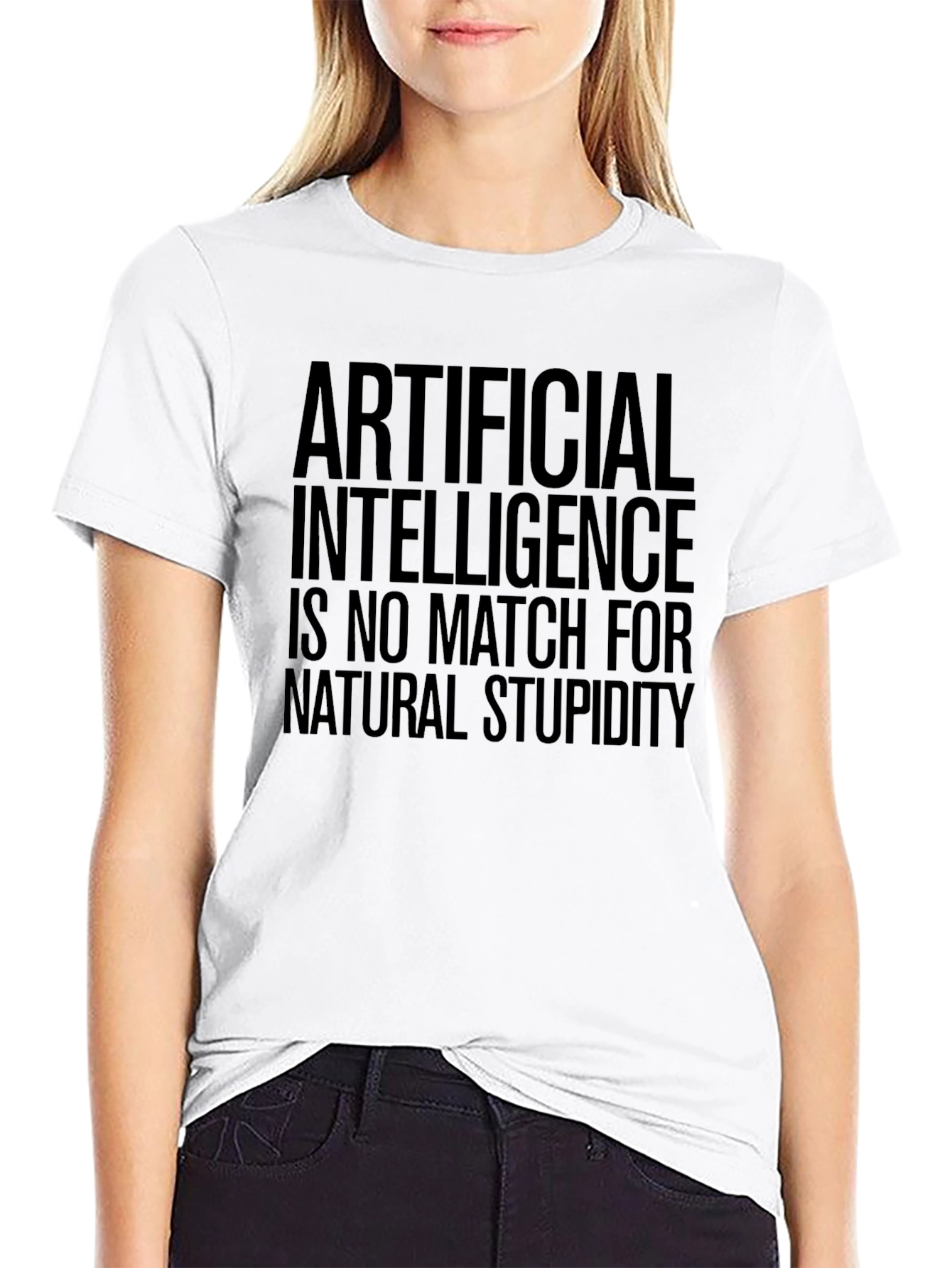 Artificial Intelligence vs Natural Stupidity Tee
