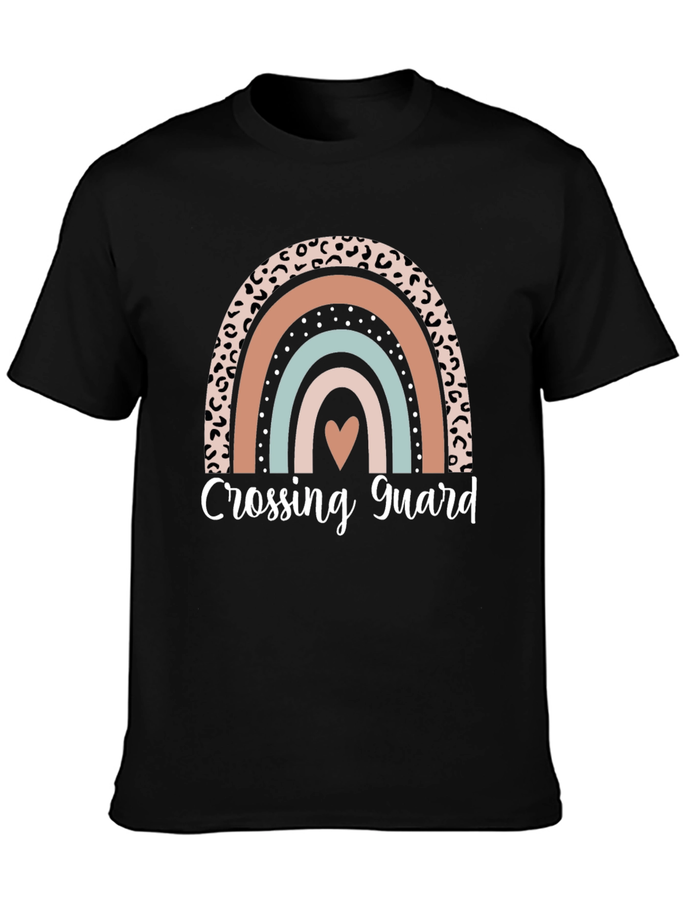Crossing Guard Rainbow Heart T-Shirt
