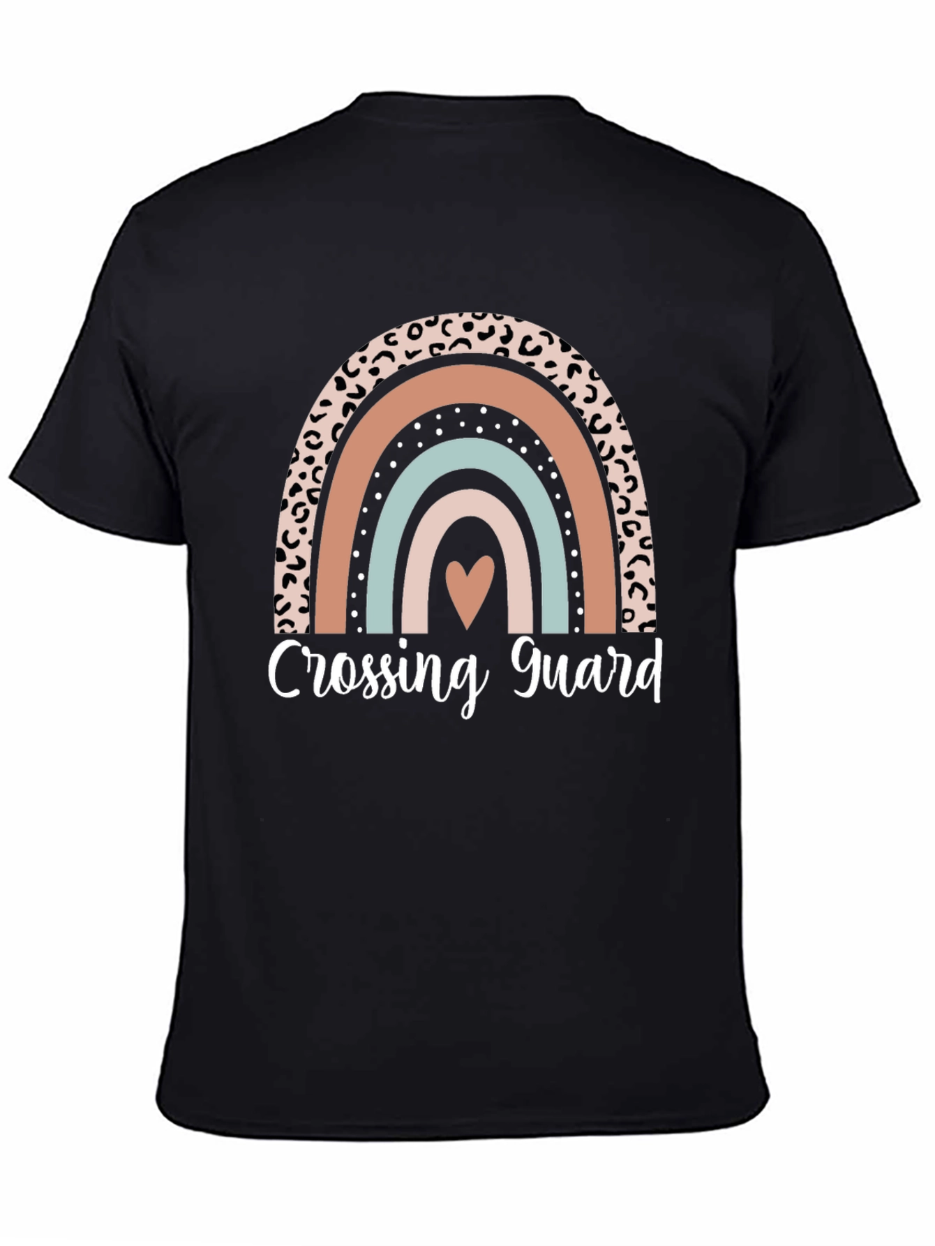 Crossing Guard Rainbow Heart T-Shirt