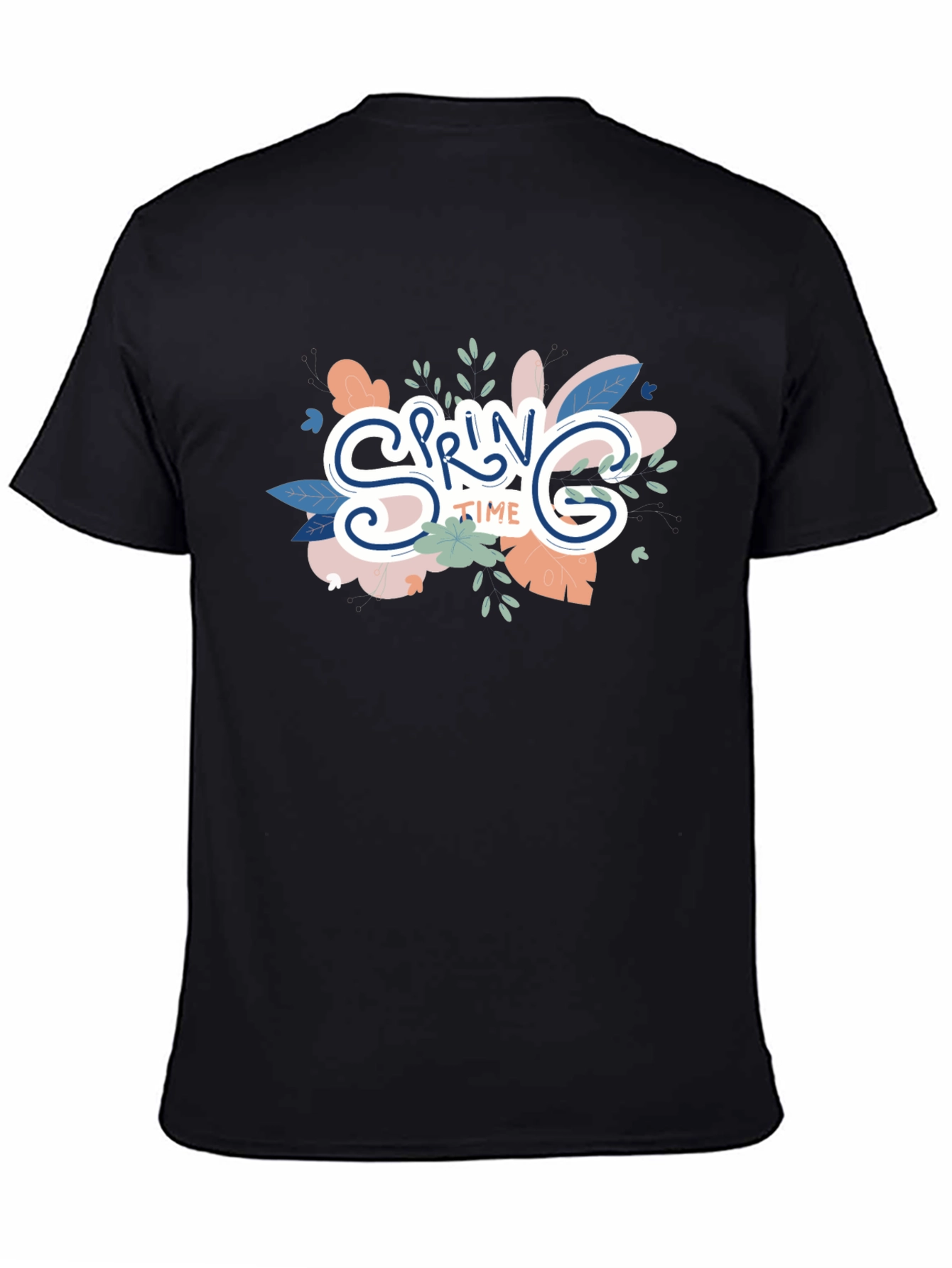 Spring Time Graphic Tee - Trendy Floral Design