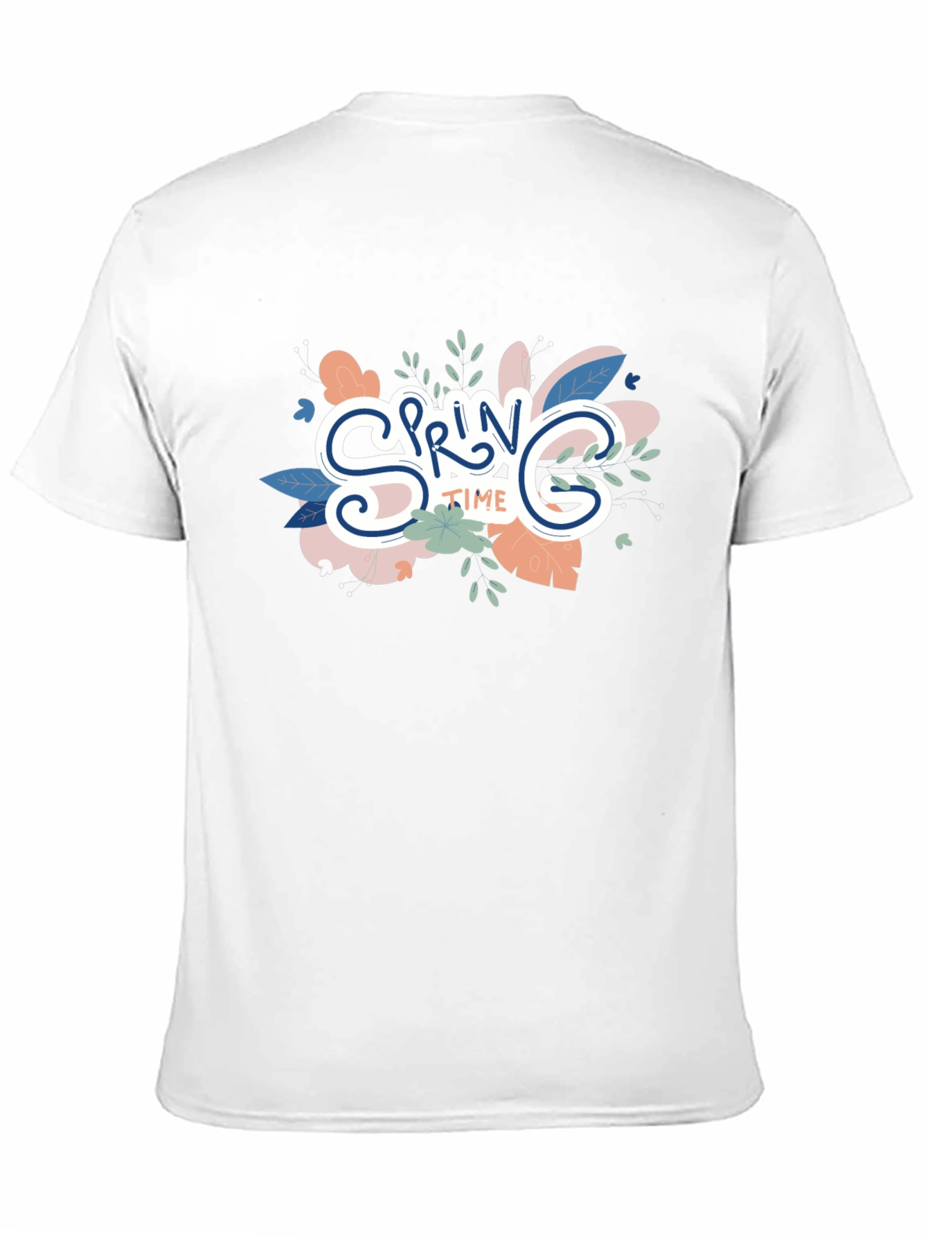 Spring Time Graphic Tee - Trendy Floral Design
