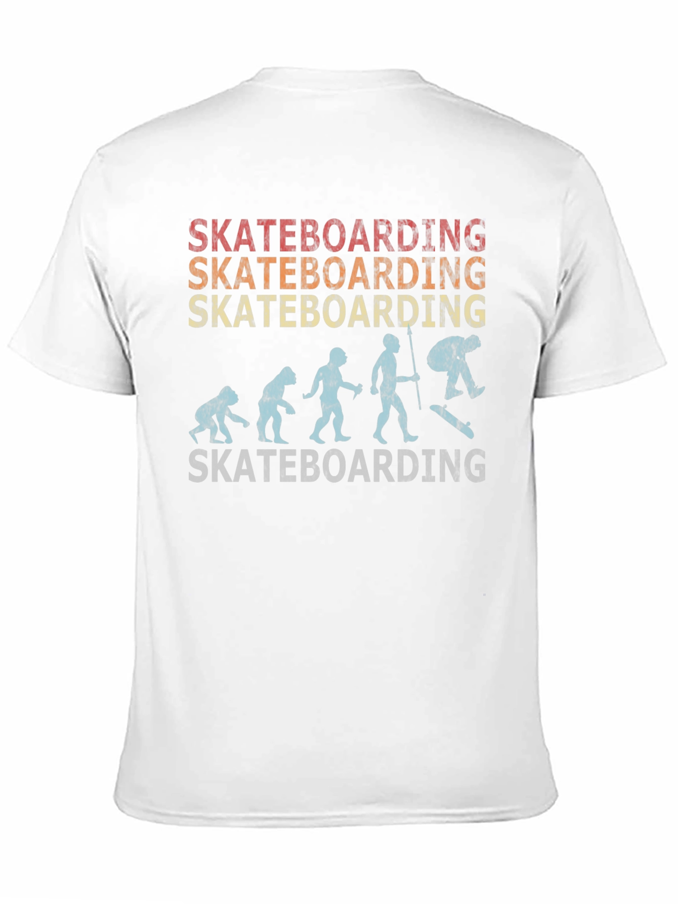 Skateboarding Evolution Graphic Tee - Black