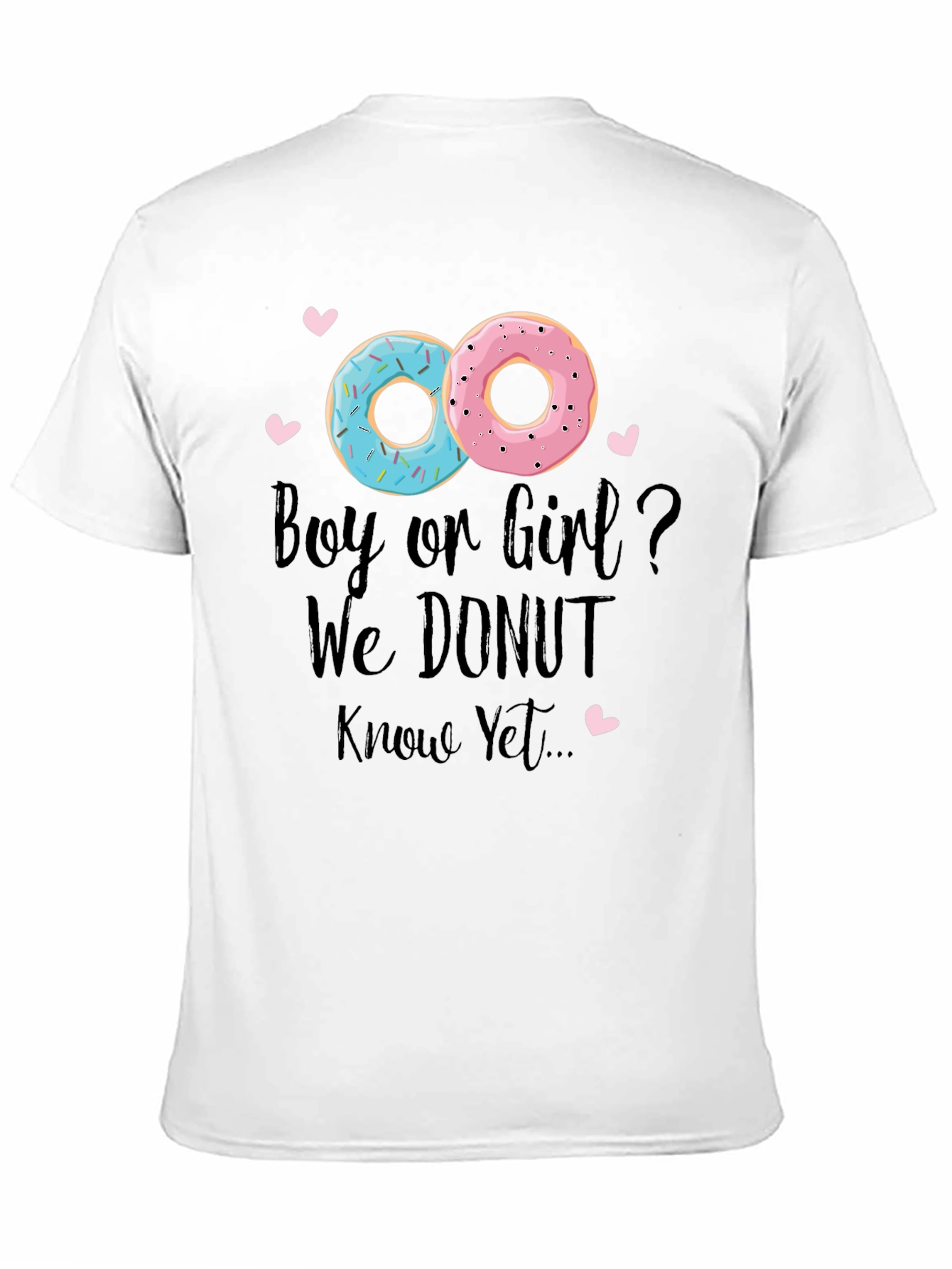 Gender Reveal We DONUT Know T-Shirt