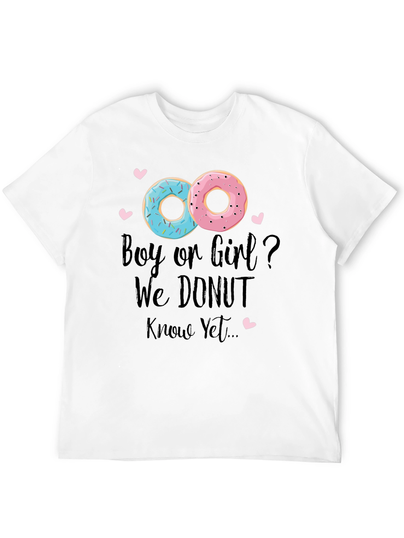 Gender Reveal We DONUT Know T-Shirt