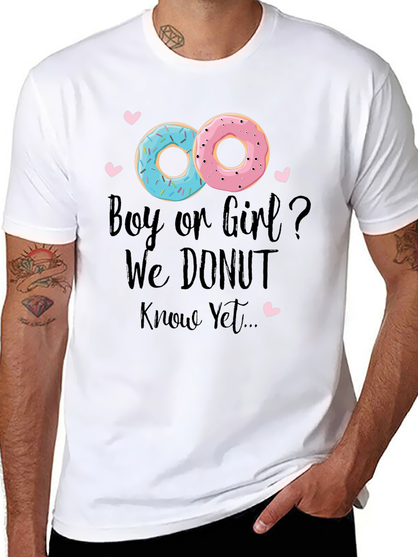 Gender Reveal We DONUT Know T-Shirt