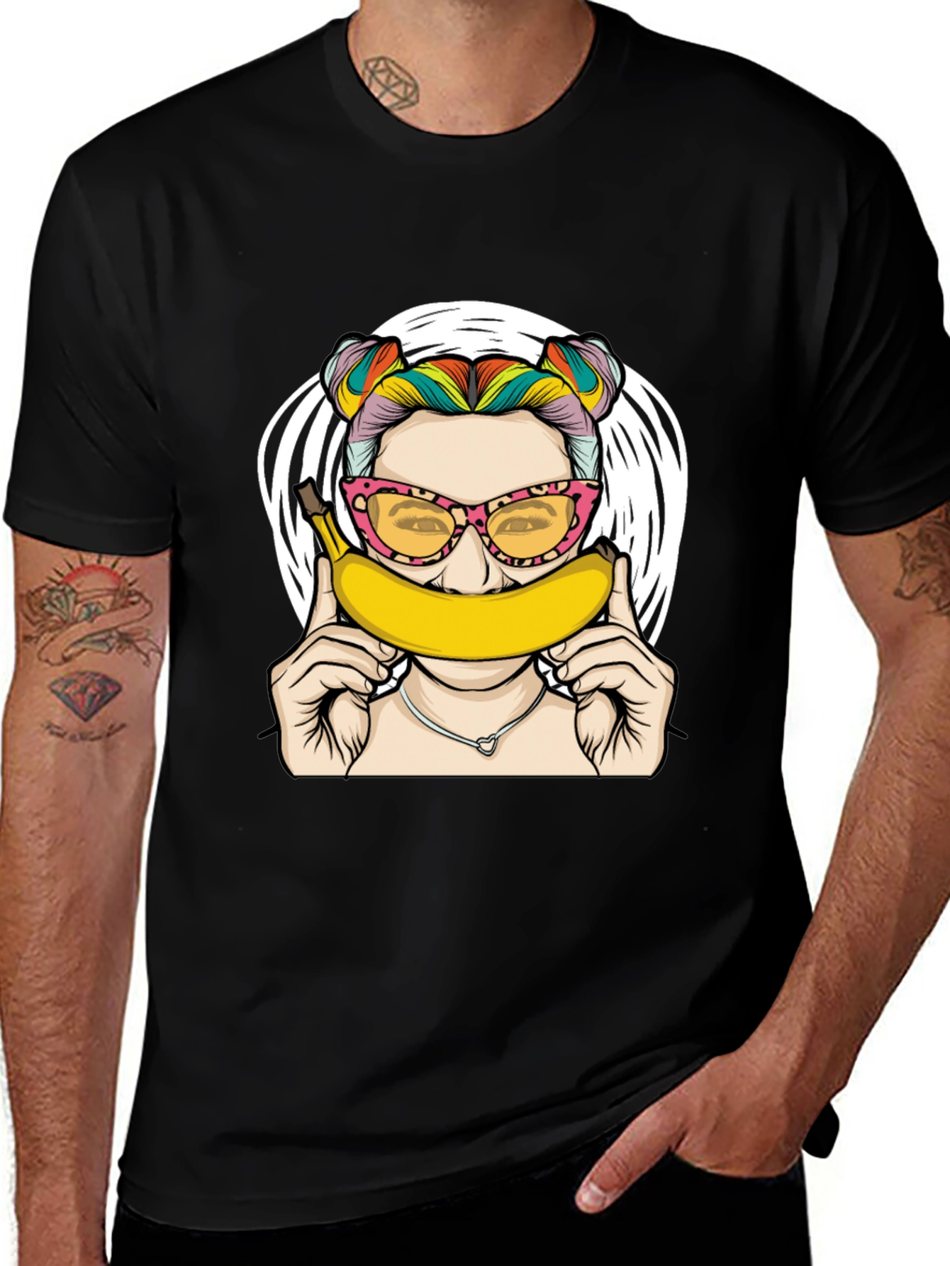 Banana Girl Graphic Tee - Quirky & Fun!