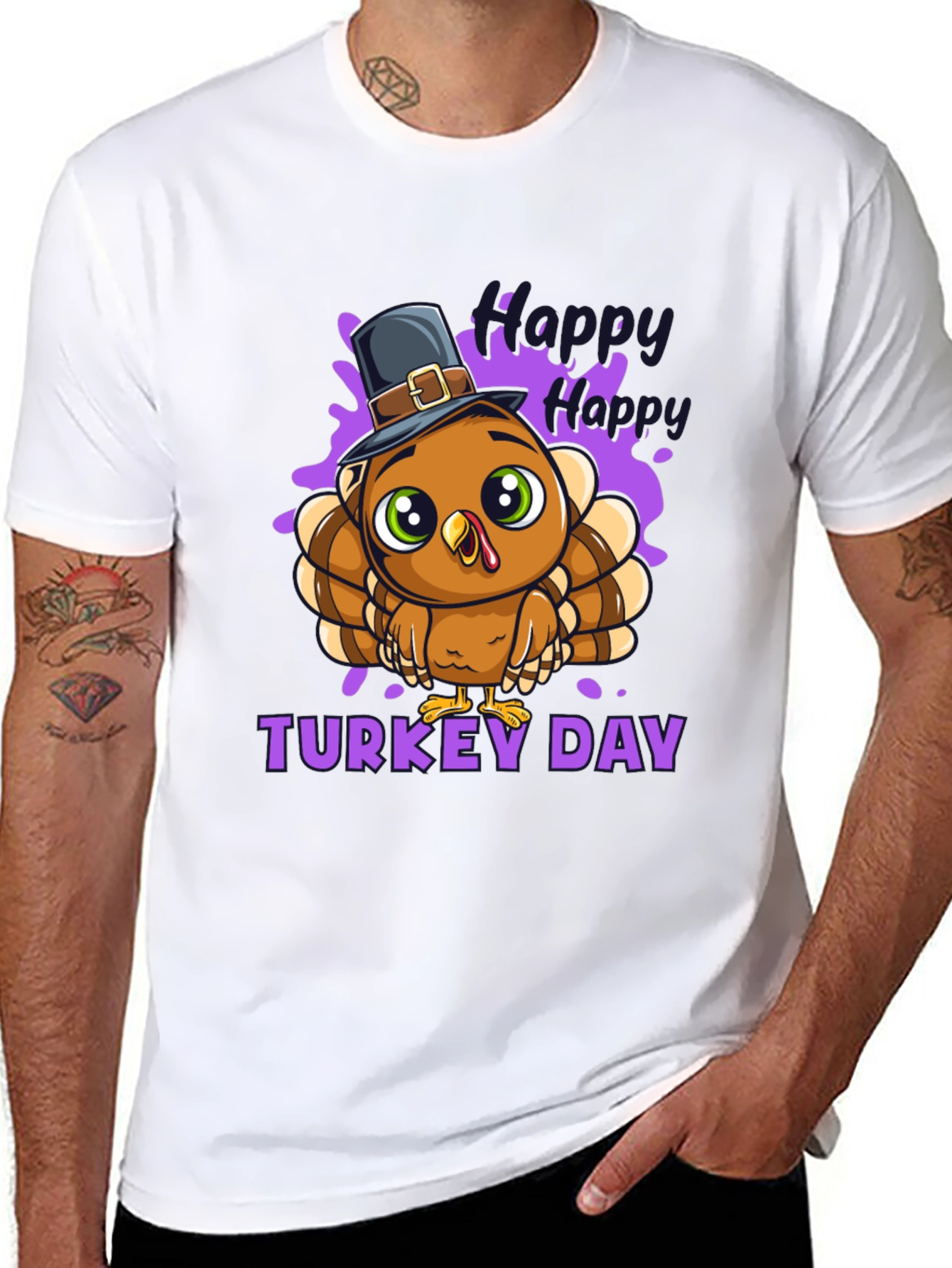 Happy Turkey Day Thanksgiving T-Shirt