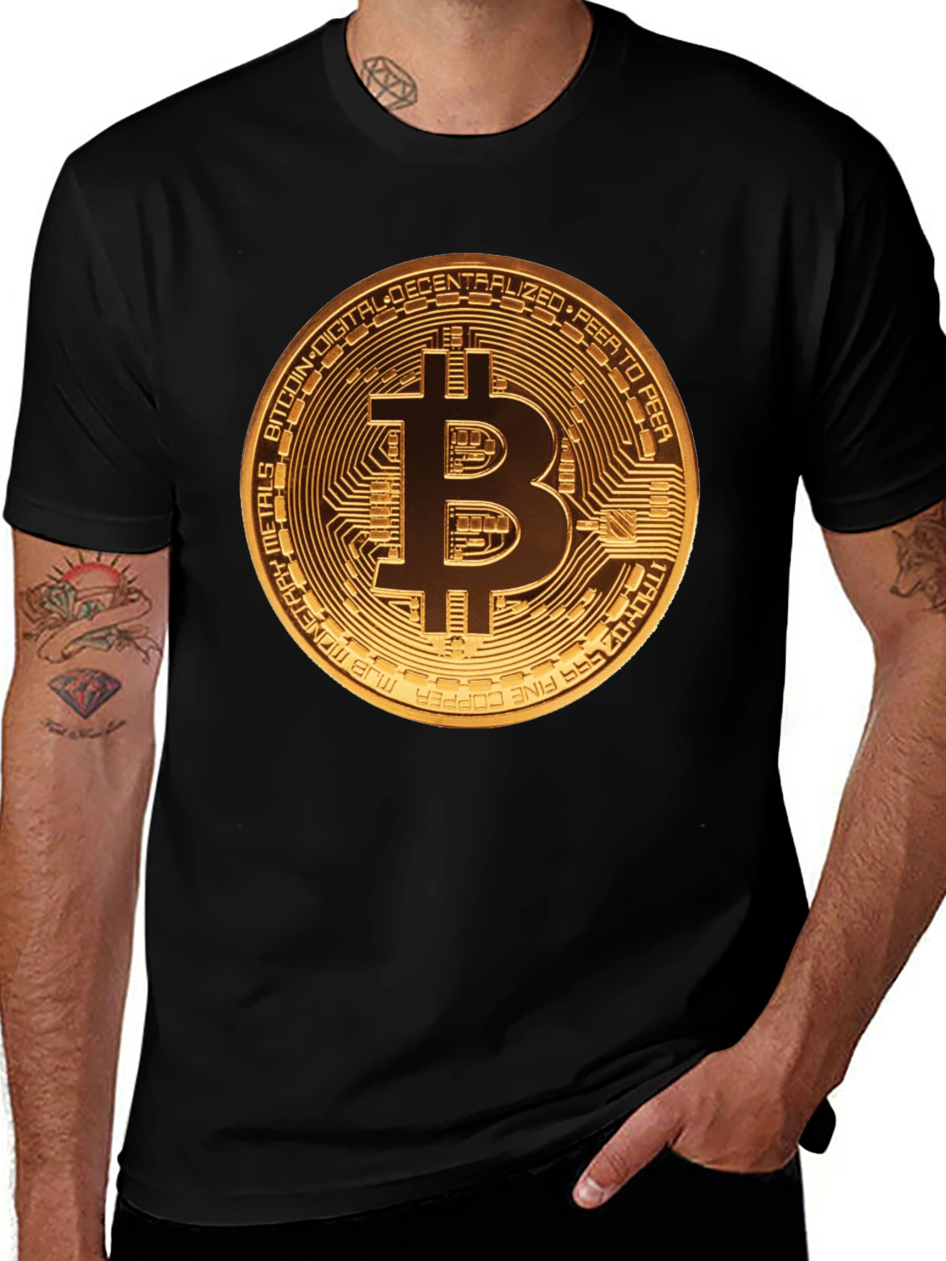 Bitcoin Graphic Tee - Crypto Enthusiast T-Shirt