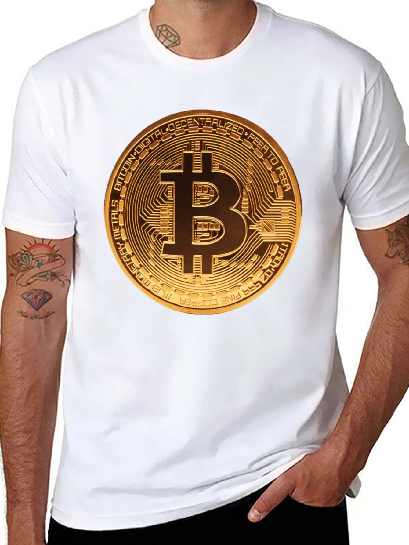 Bitcoin Graphic Tee - Crypto Enthusiast T-Shirt