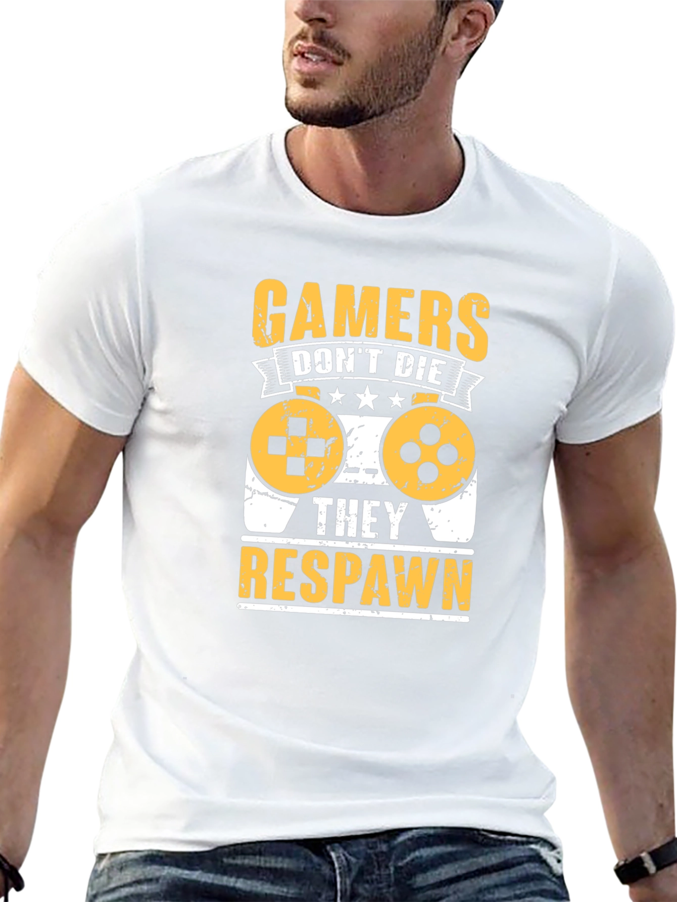 Gamers Dont Die T-Shirt Respawn Tee