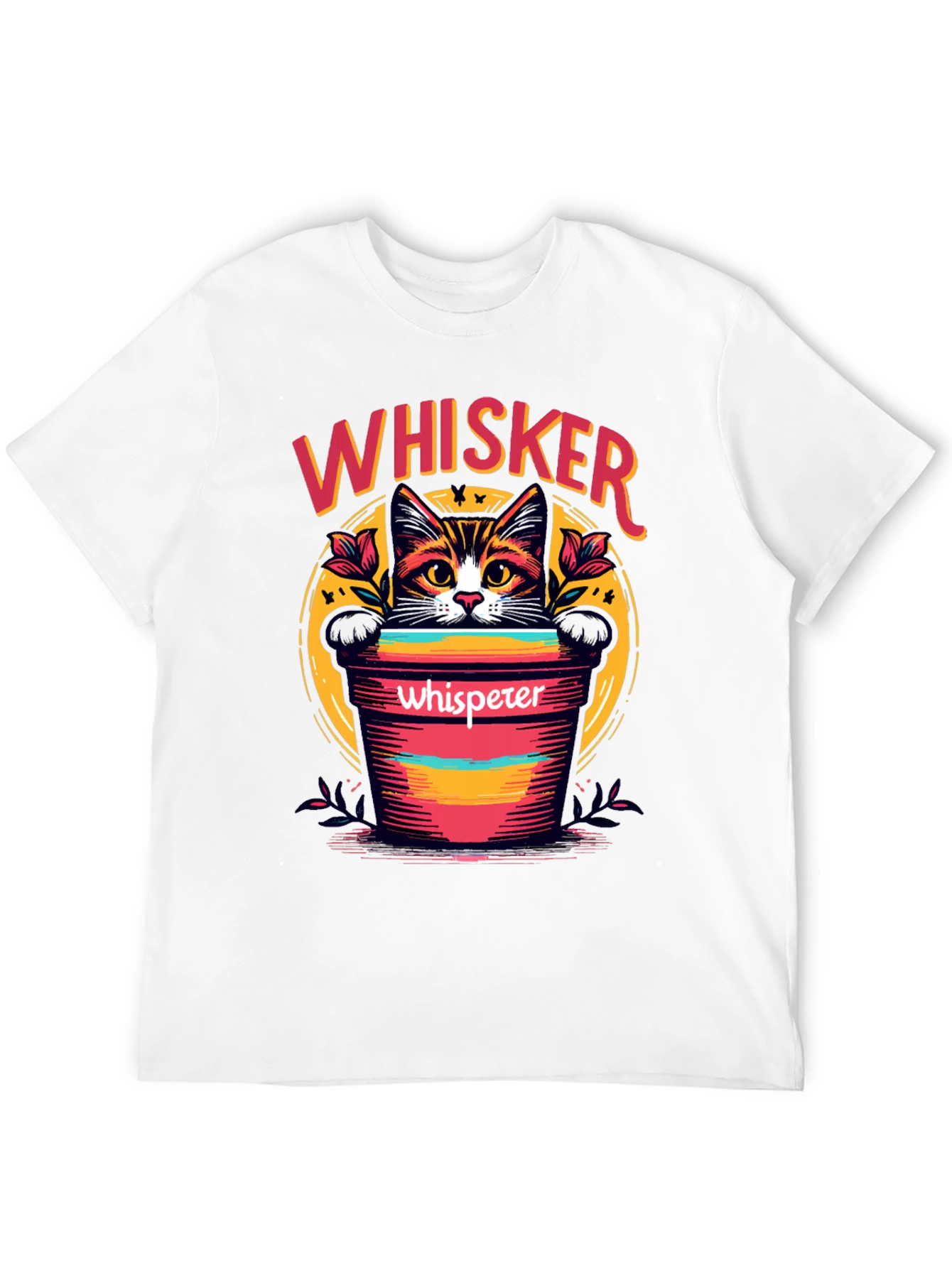 Whisker Whisperer Cat Graphic Tee - Unisex