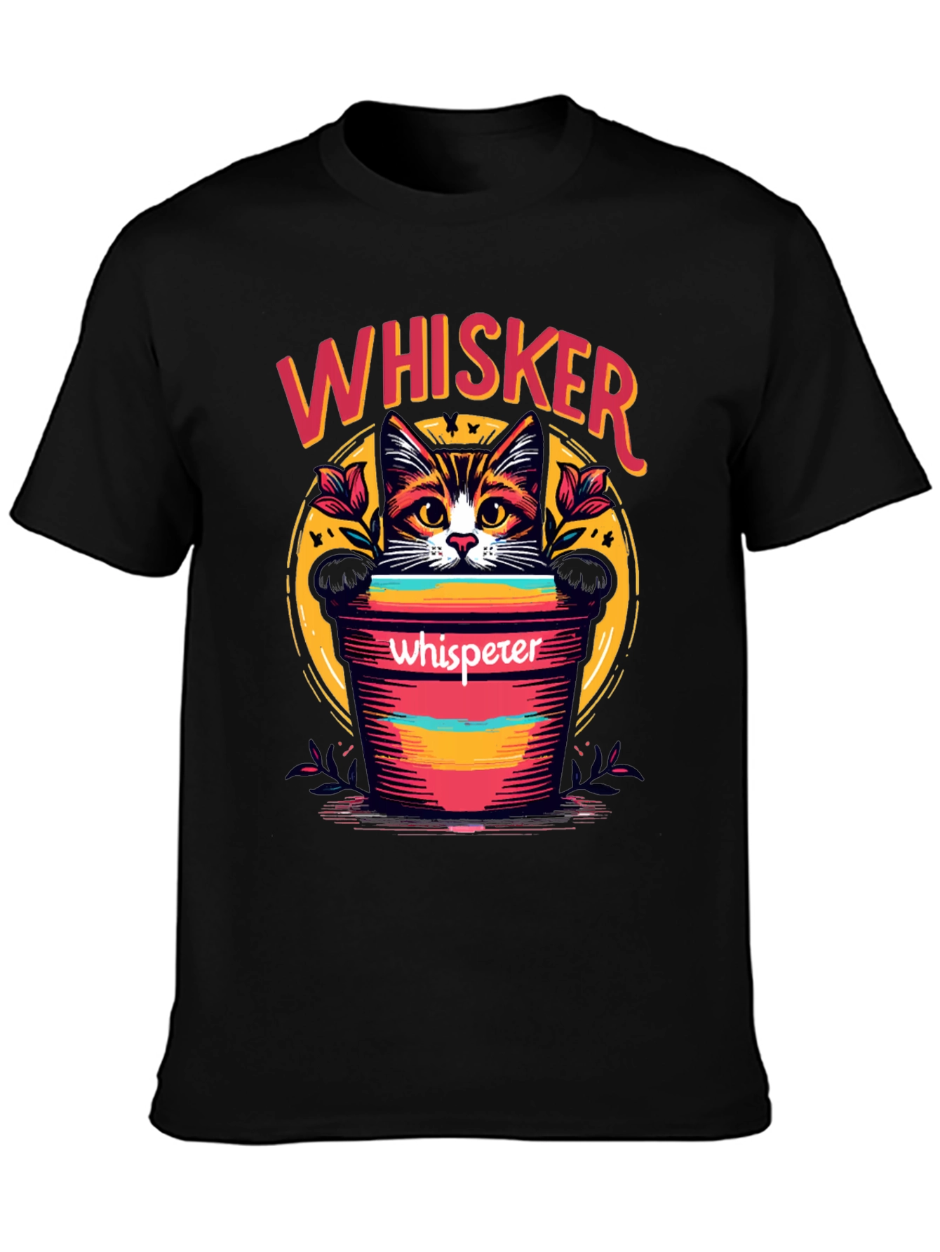 Whisker Whisperer Cat Graphic Tee - Unisex