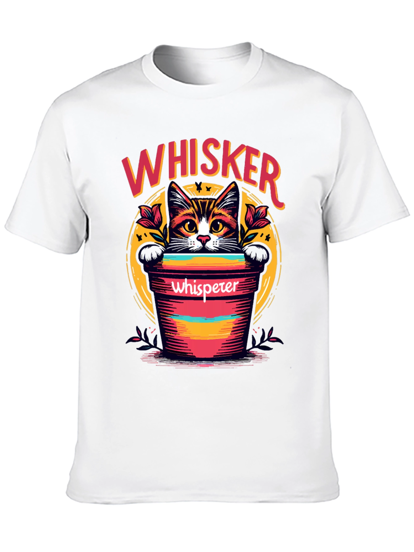 Whisker Whisperer Cat Graphic Tee - Unisex