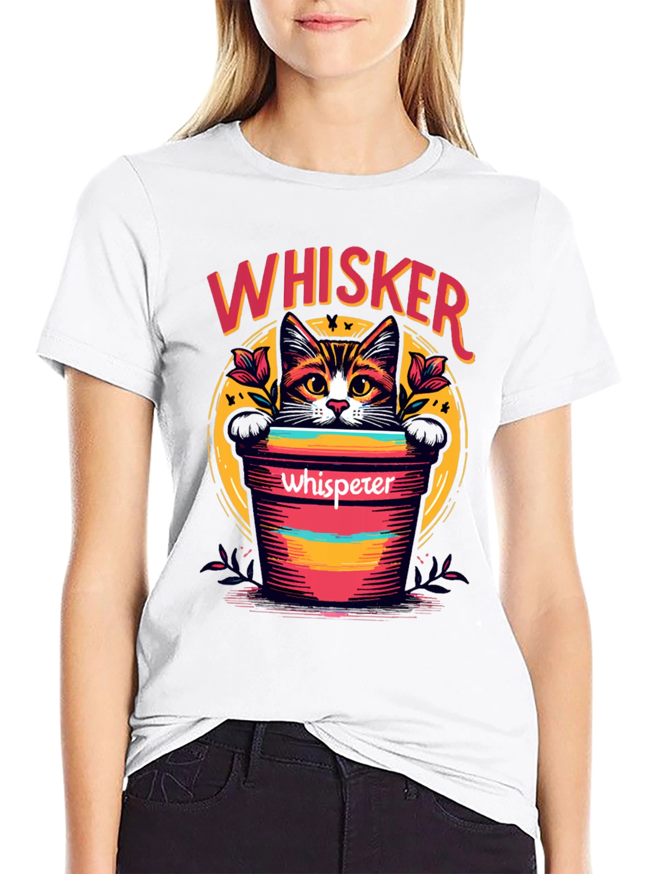 Whisker Whisperer Cat Graphic Tee - Unisex