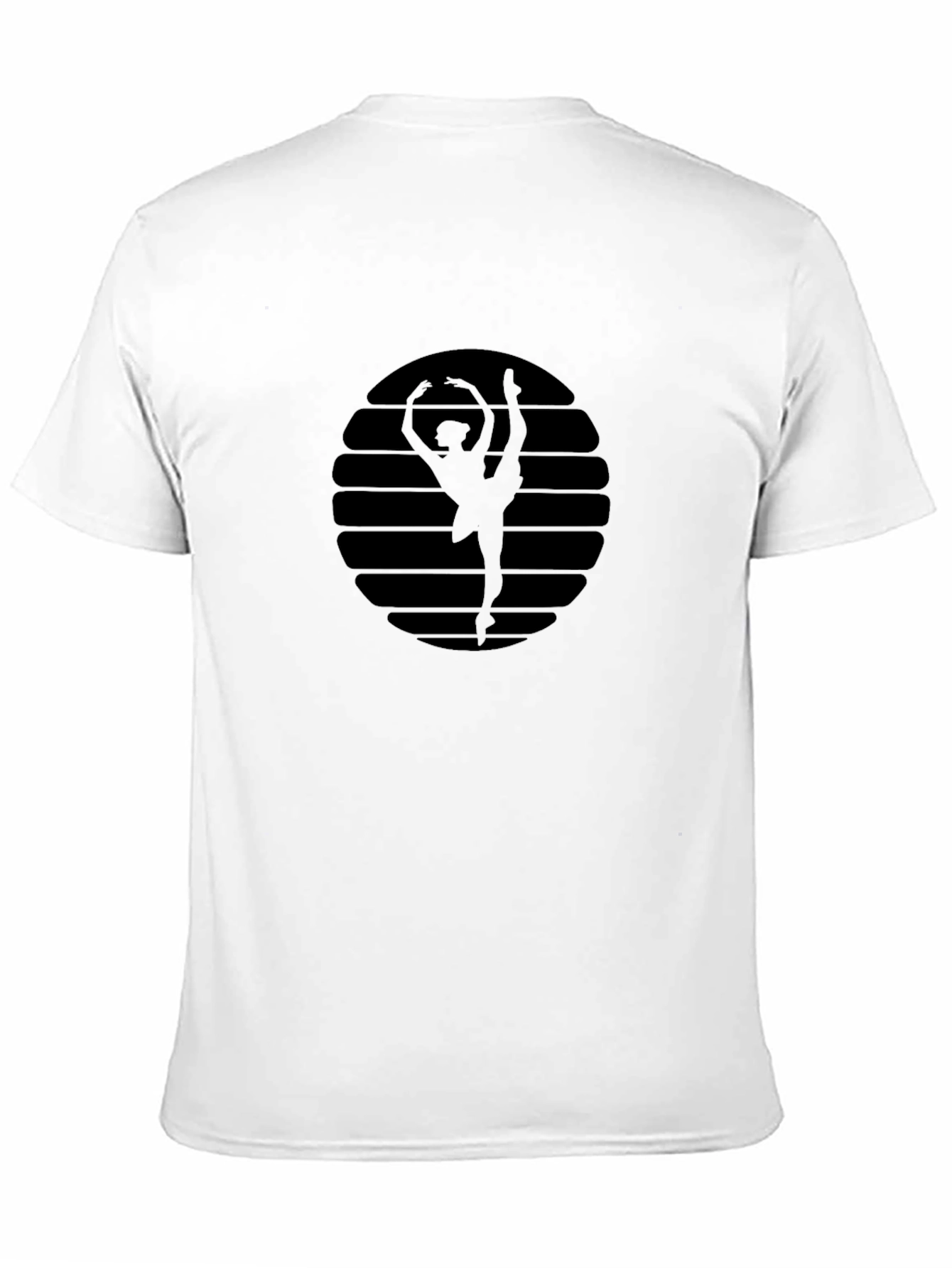 Ballet Dancer Silhouette Graphic T-Shirt