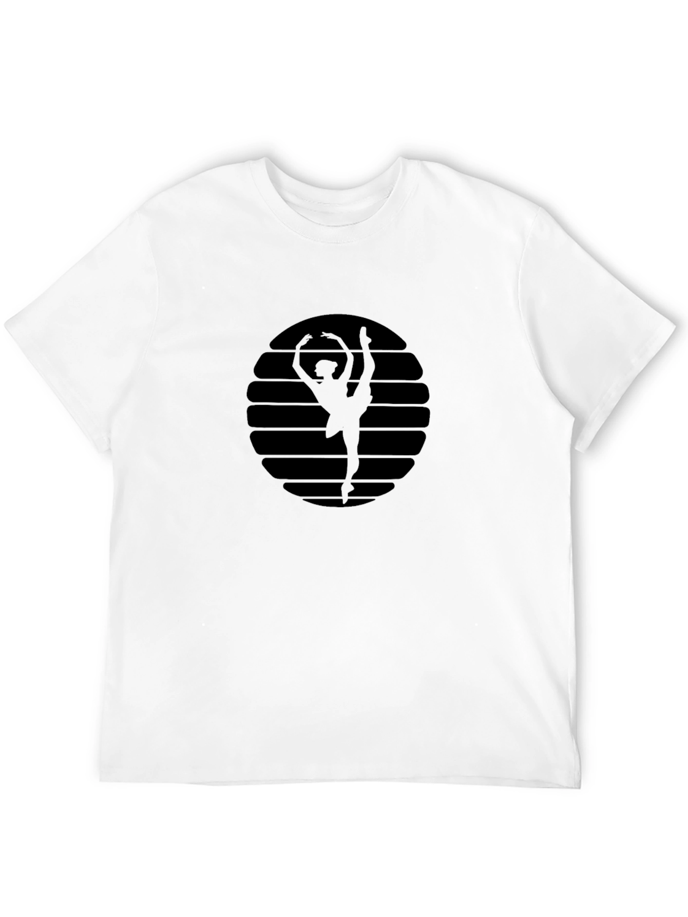 Ballet Dancer Silhouette Graphic T-Shirt