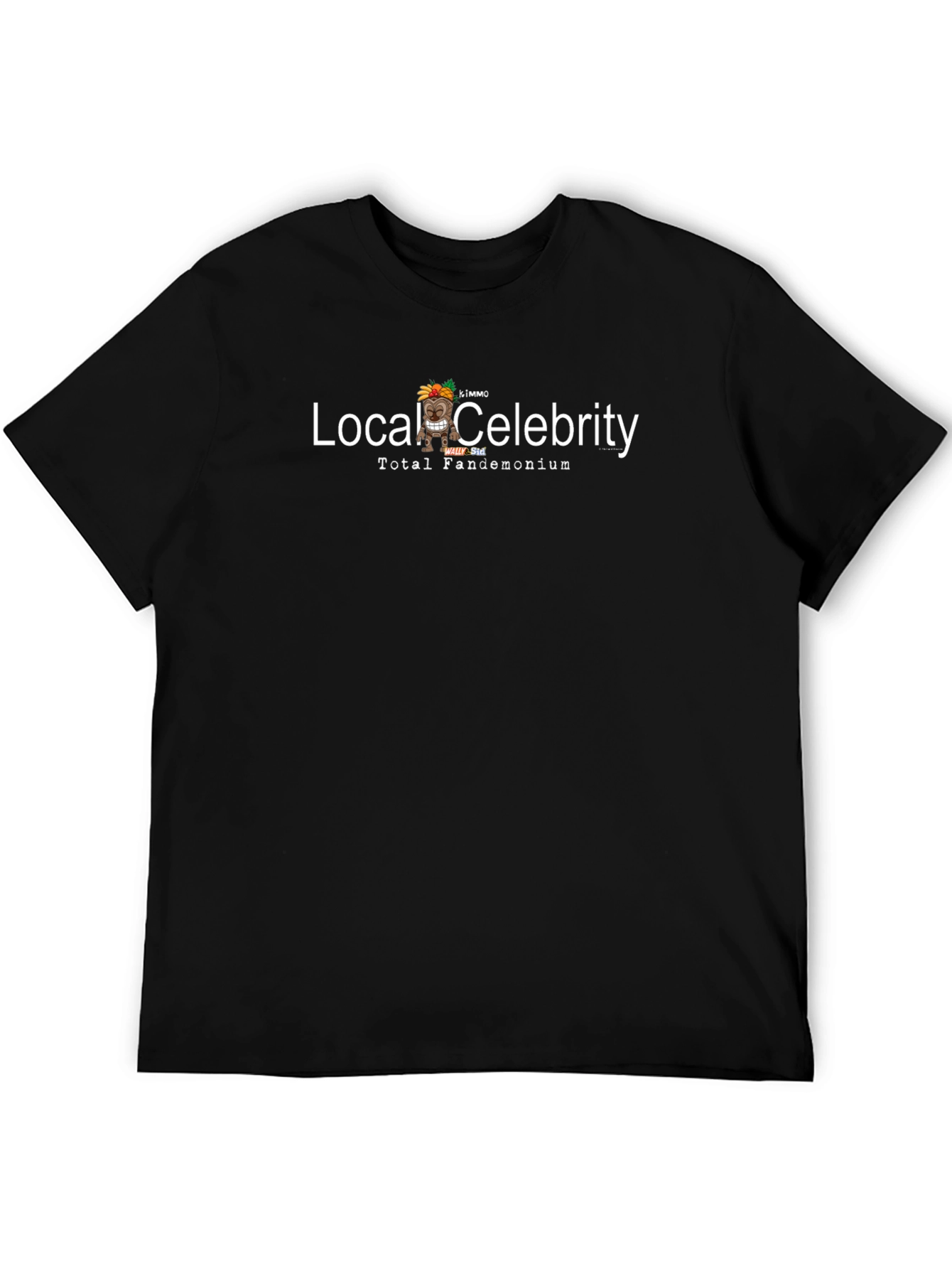 Local Celebrity Total Pandemonium Black Graphic Tee