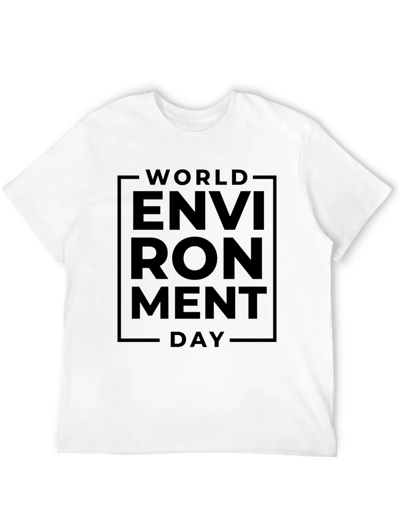 World Environment Day Black T-Shirt