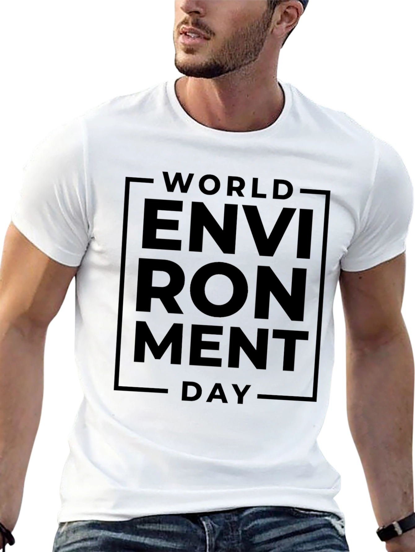 World Environment Day Black T-Shirt