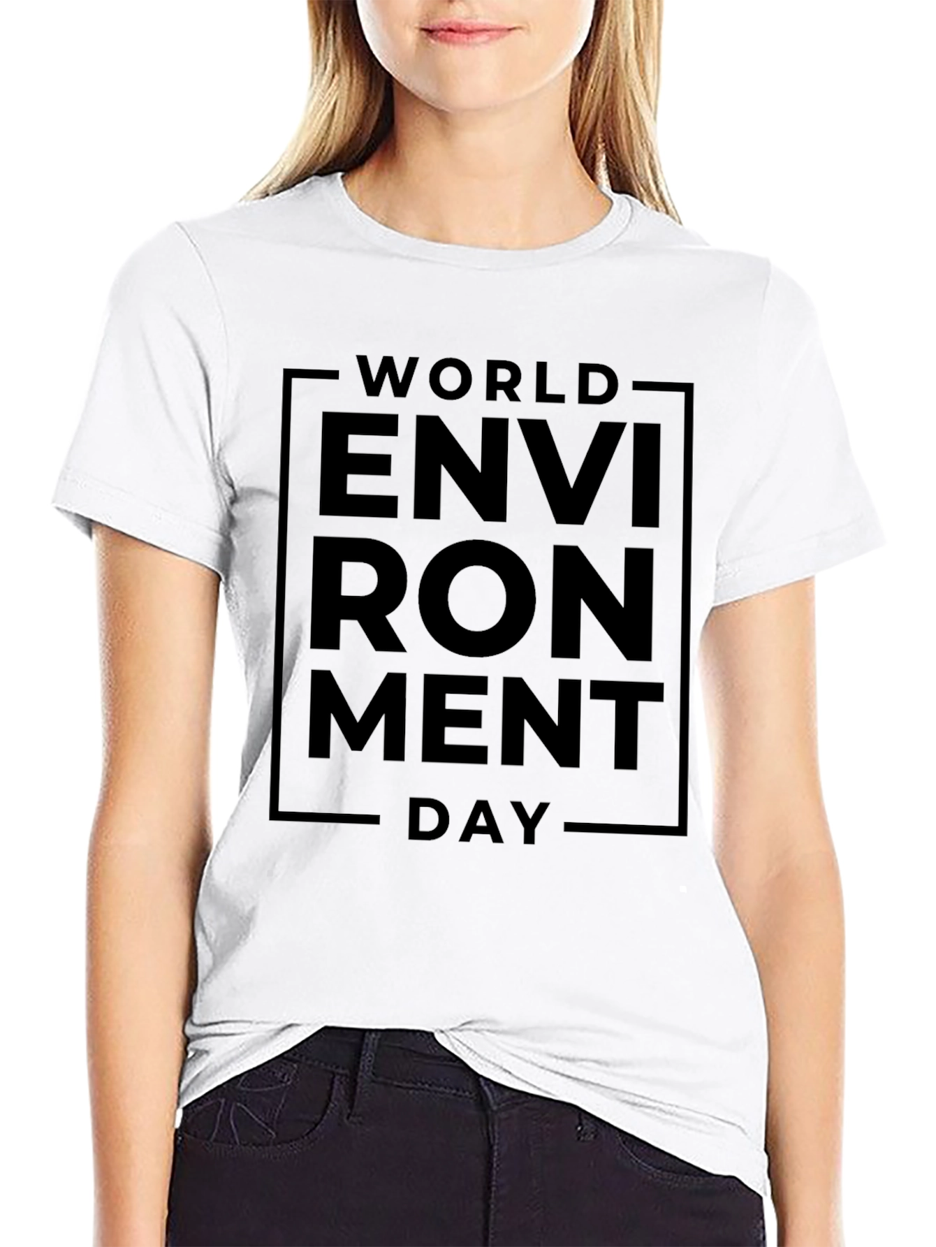 World Environment Day Black T-Shirt